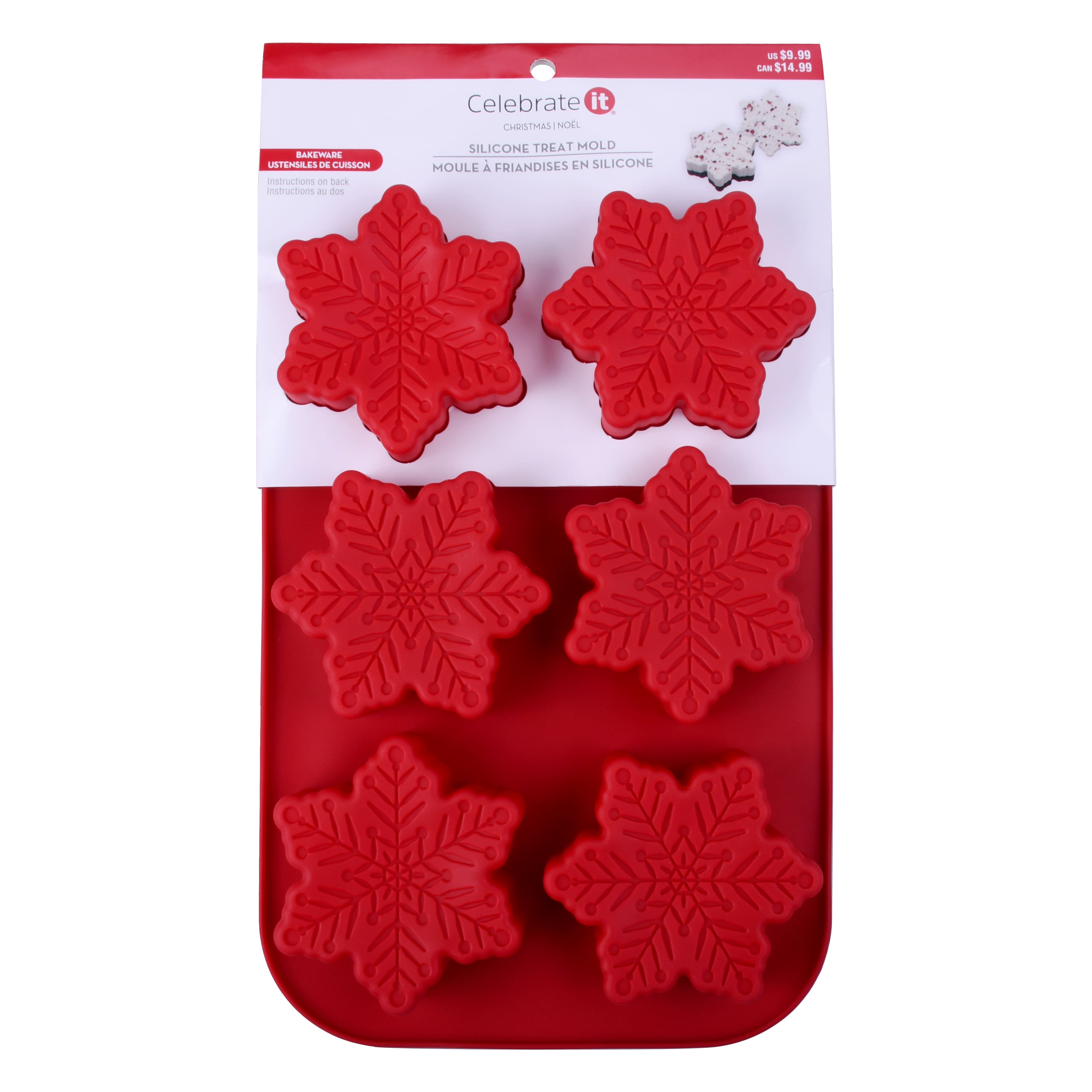 Christmas Snowflakes Silicone Treat Mold by Celebrate It&#xAE;