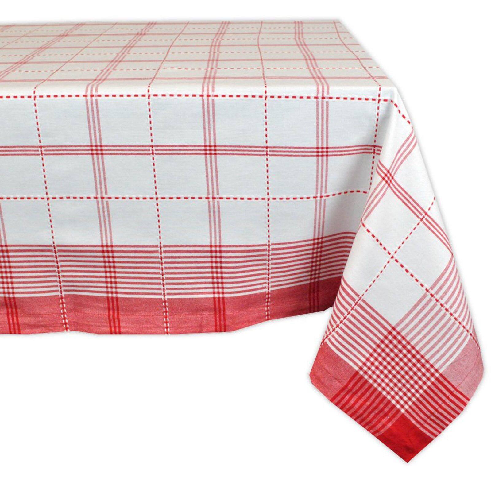 DII® 120" Country Plaid Tablecloth