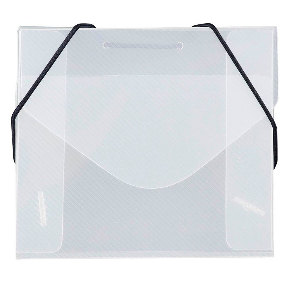 JAM Paper Clear CD Size Plastic Portfolio