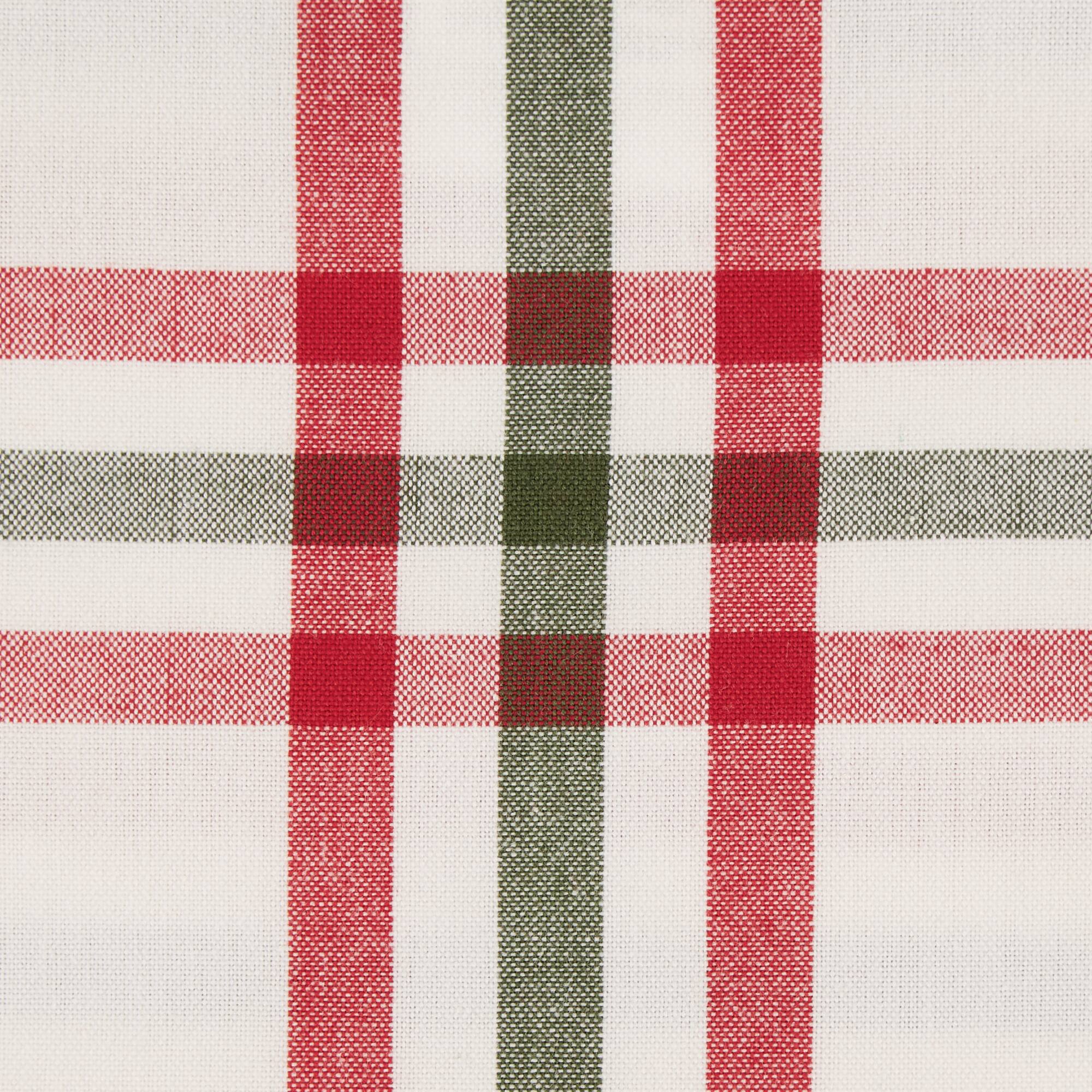 DII® Farmhouse Christmas Plaid Pillow Cover Set