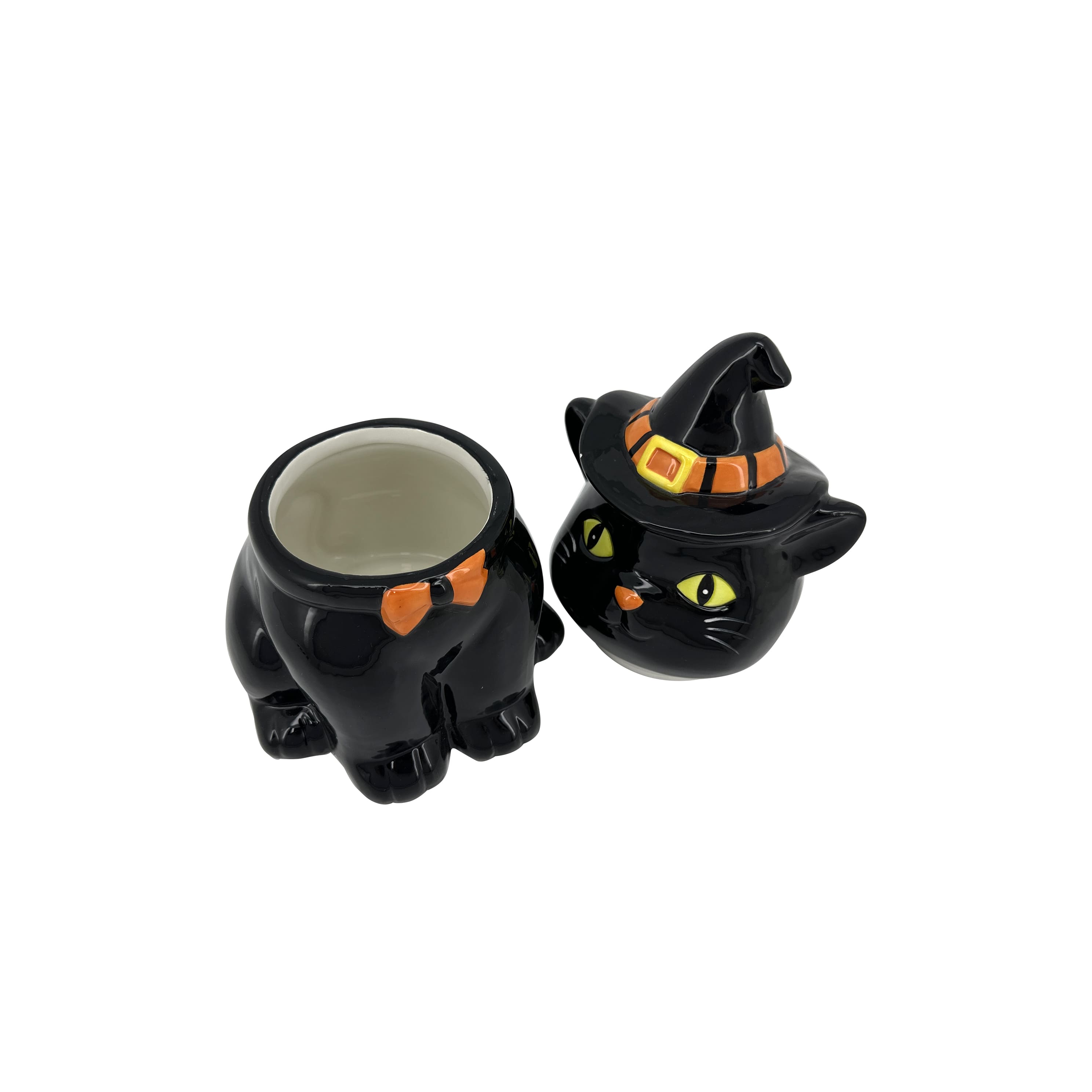 Black Cat Ceramic Cookie Jar by Makery&#x2122;