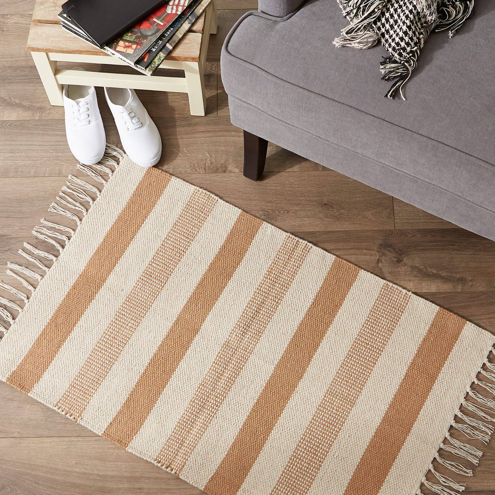 DII&#xAE; Stone Combo Stripe Hand-Loomed Rug, 2ft. x 3ft.