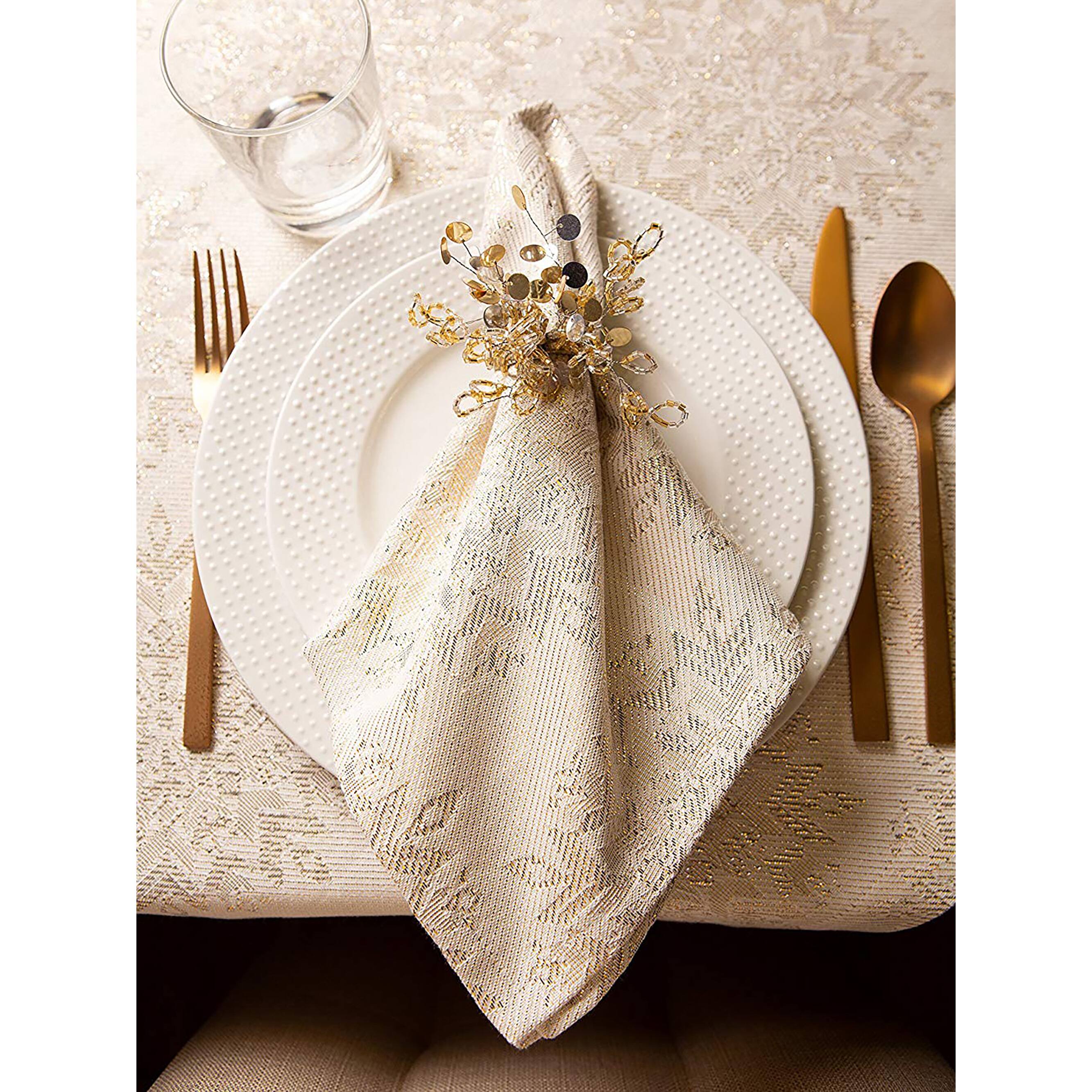DII® Winter Sparkle Jacquard Napkins, 6ct.