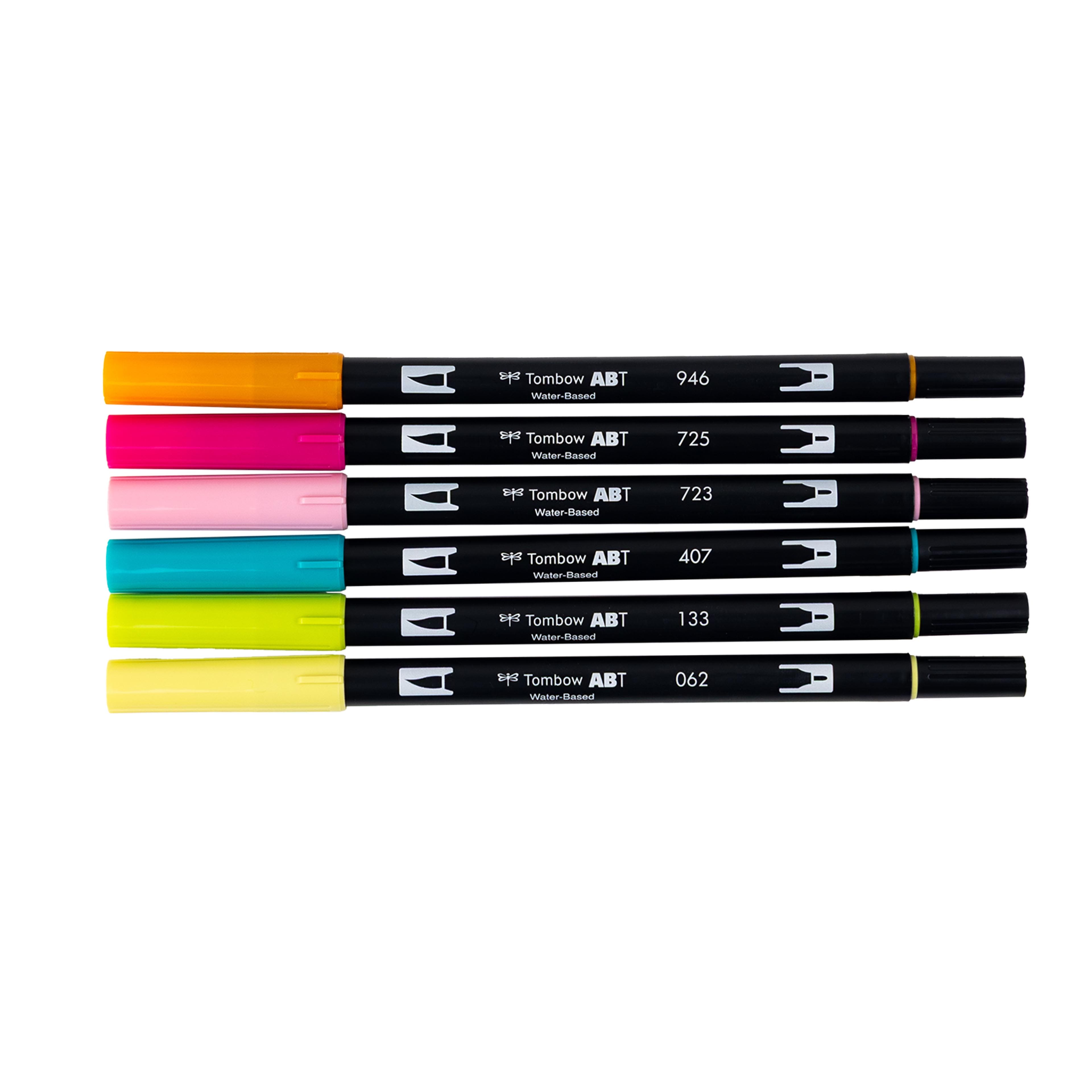 Tombow Happy Hour Dual Brush Pen Set