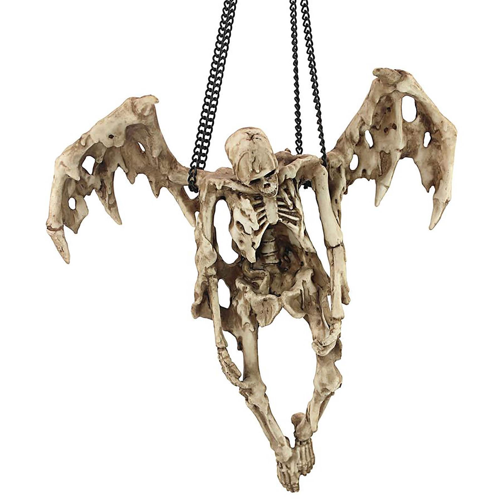 Design Toscano Suspending Death Gothic Hanging Skeleton Sculpture