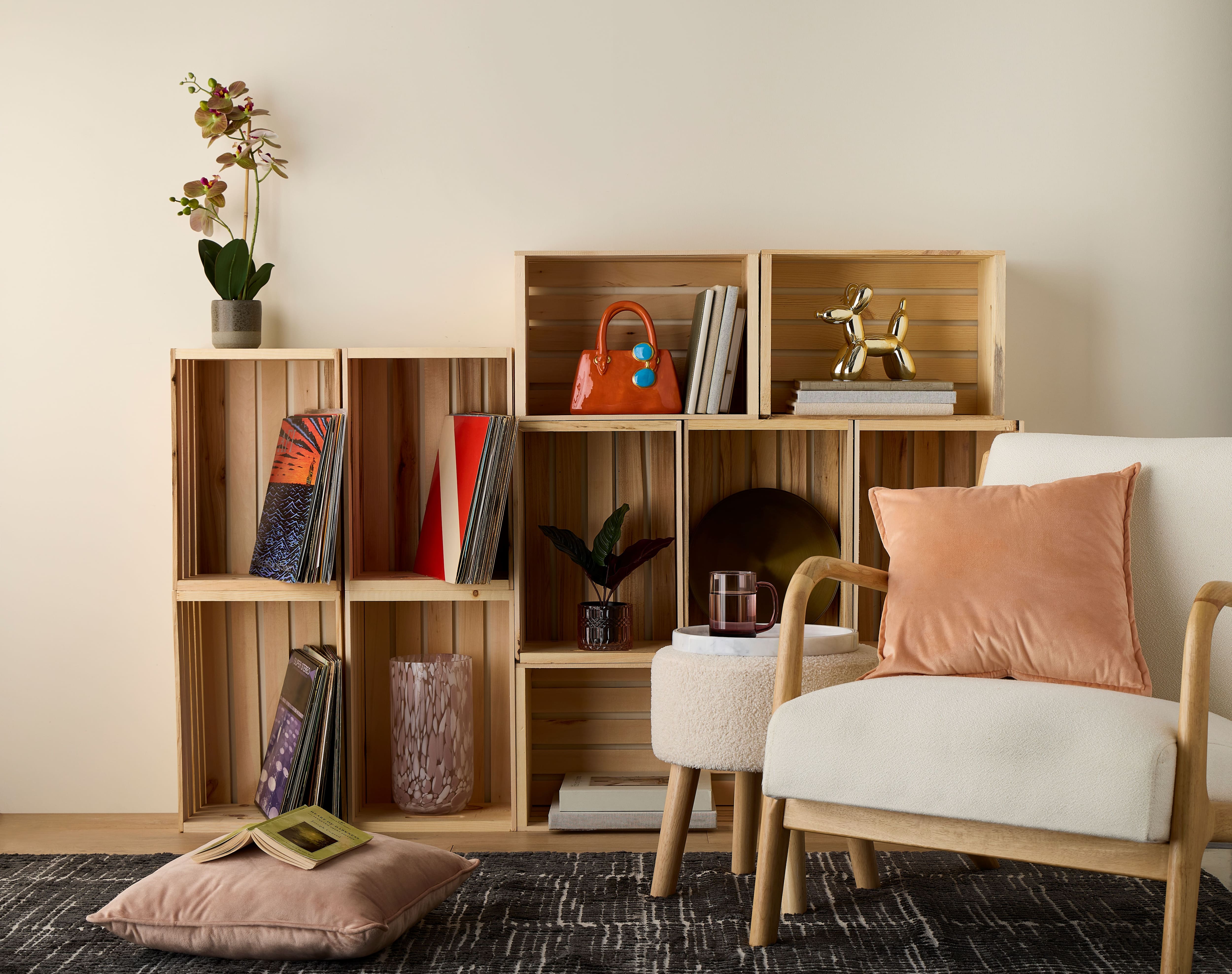 12 Pack: 18" Wood Crate by Make Market®