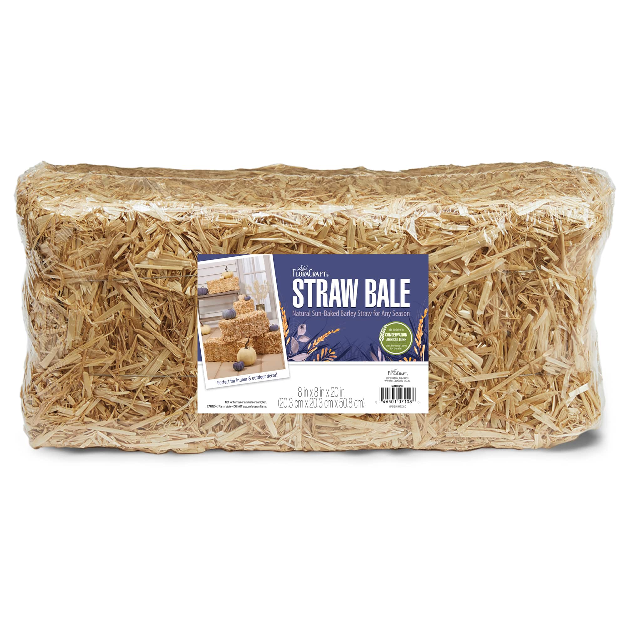FloraCraft® 20" Straw Bale