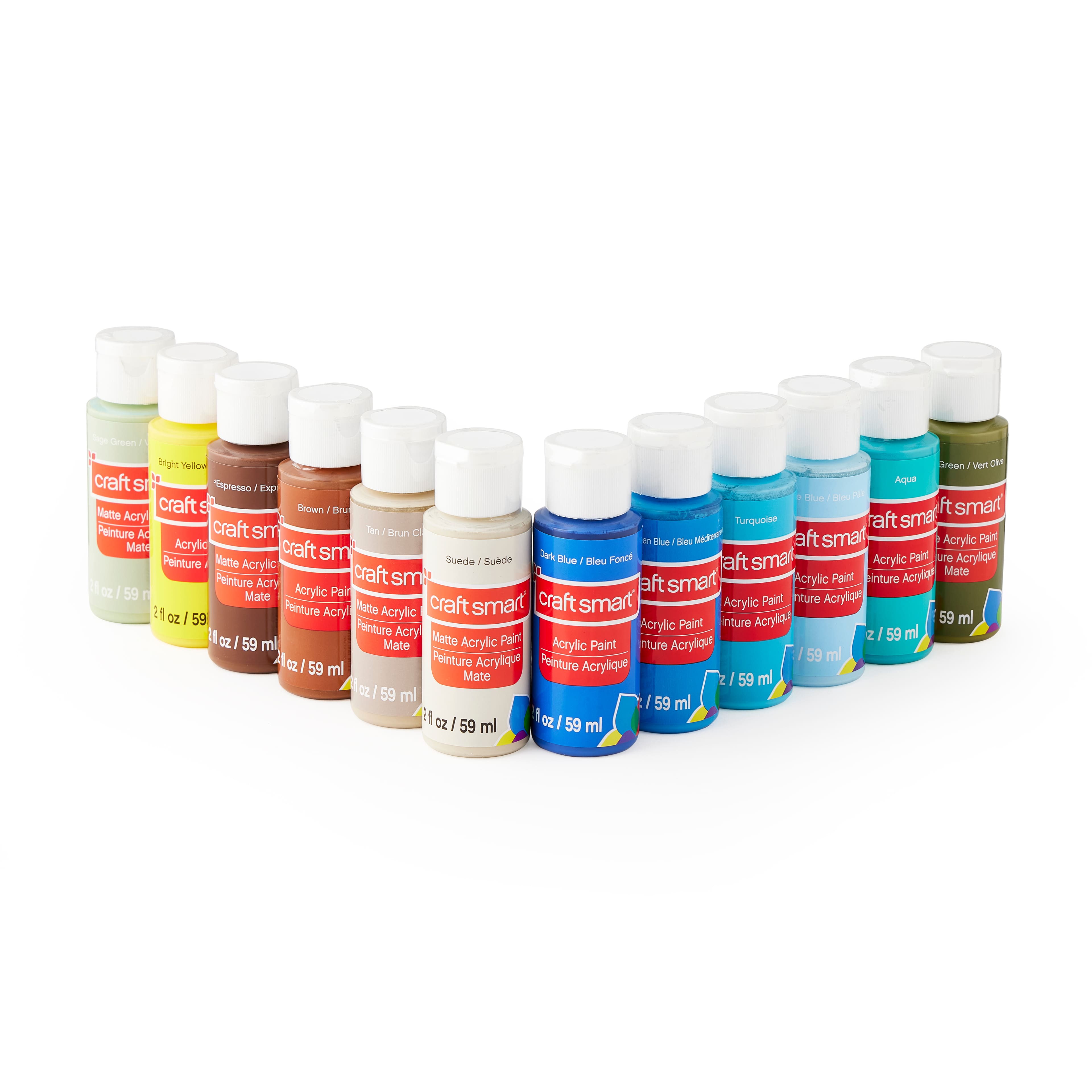 36 Colour Acrylic Paint Value Set by Craft Smart®