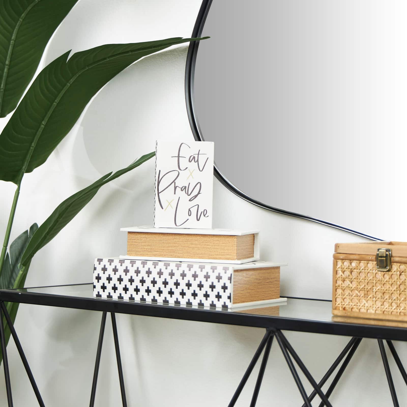 White Eat, Pray, Love Book Storage Box Set