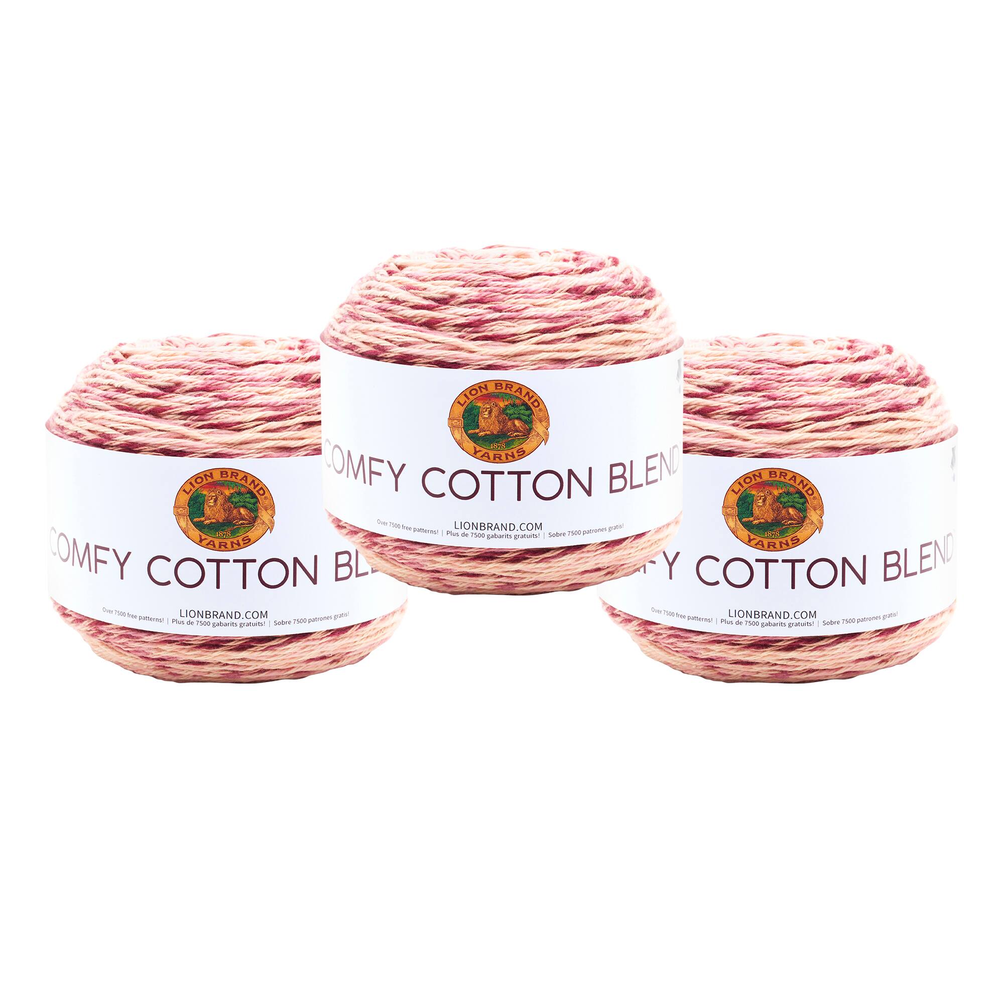 3 Pack Lion Brand® Comfy Cotton Blend Yarn