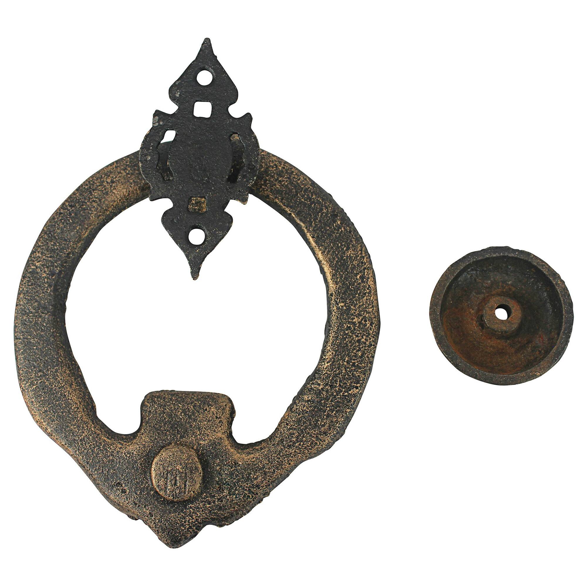 Design Toscano 5.5&#x22; Claddagh Authentic Foundry Iron Door Knocker