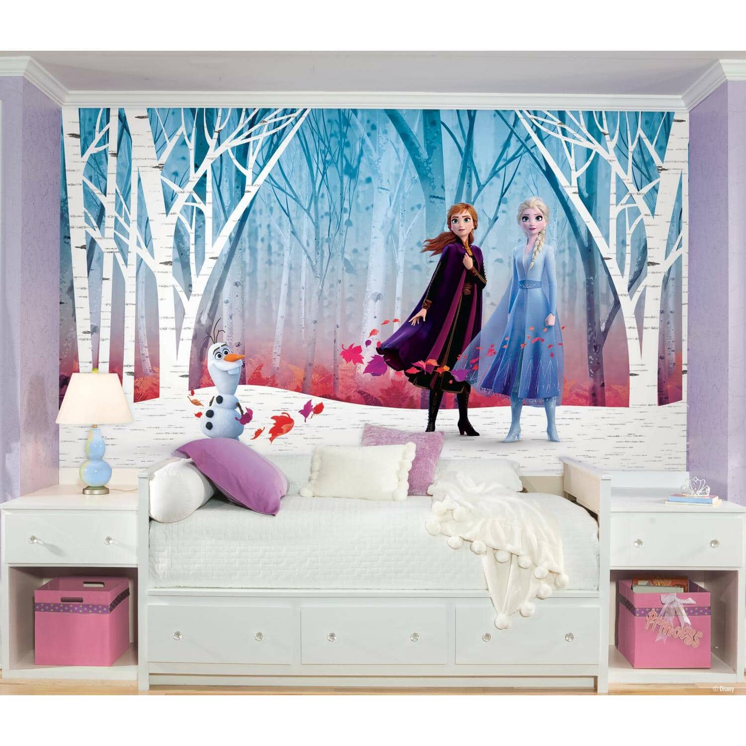 RoomMates Disney Frozen 2 Woodland Tree Peel & Stick Wallpaper Mural