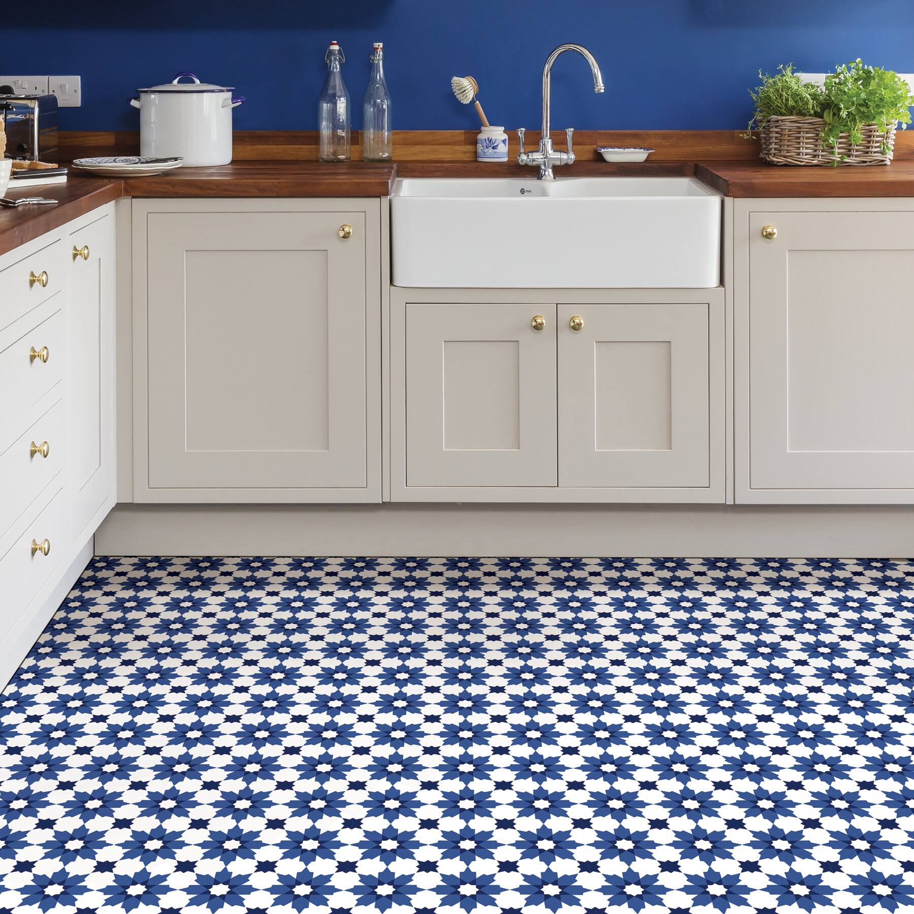 FloorPops Zellige Peel & Stick Floor Tiles