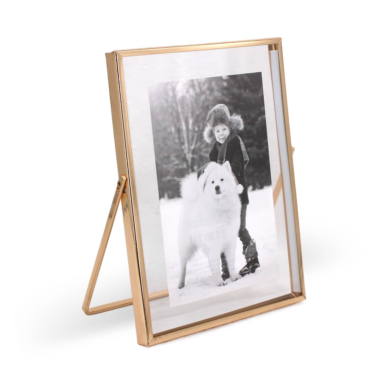 5&#x22; x 7&#x22; Metal Easel Tabletop Float Frame by Studio D&#xE9;cor&#xAE;