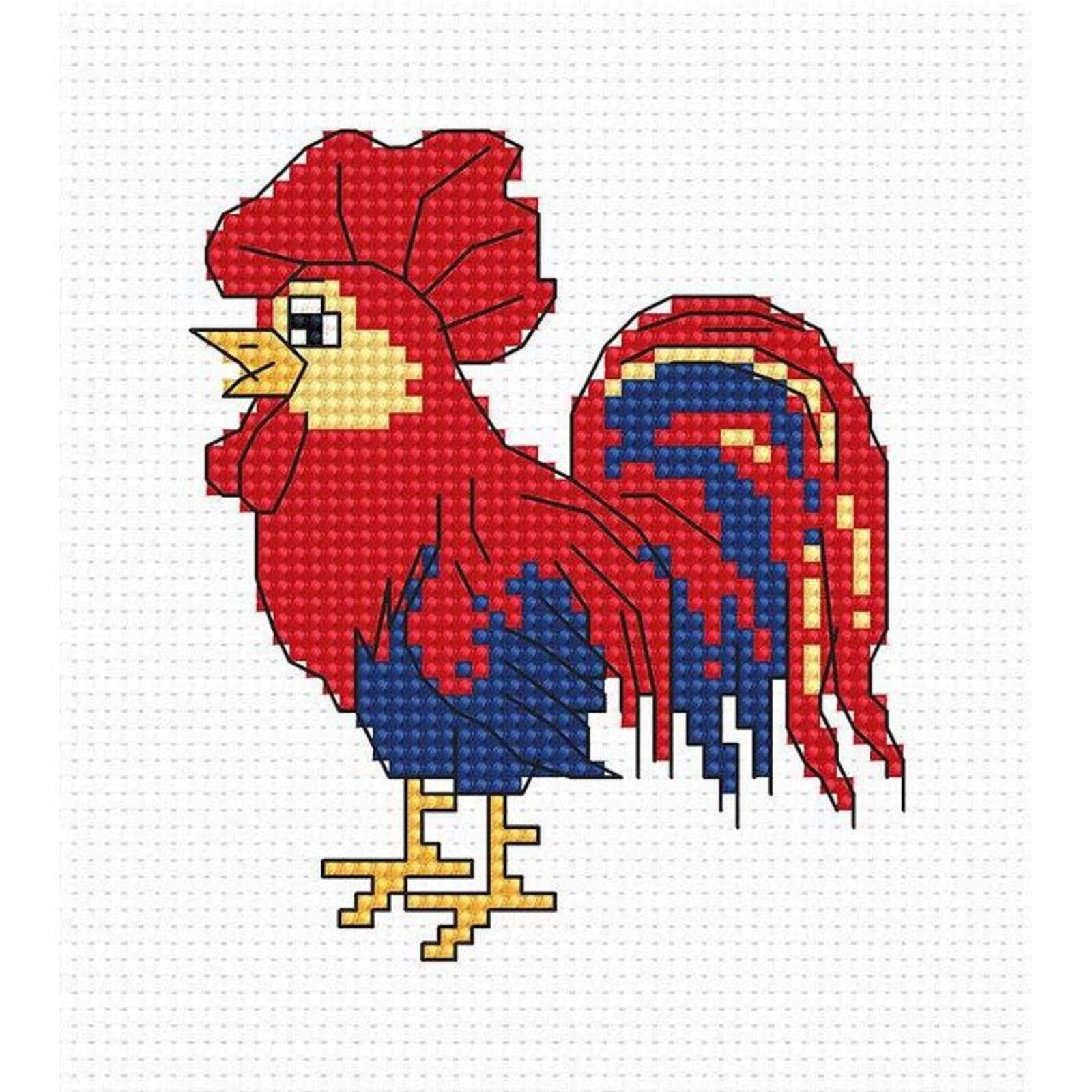 Luca-s Cock Counted Cross Stitch Kit