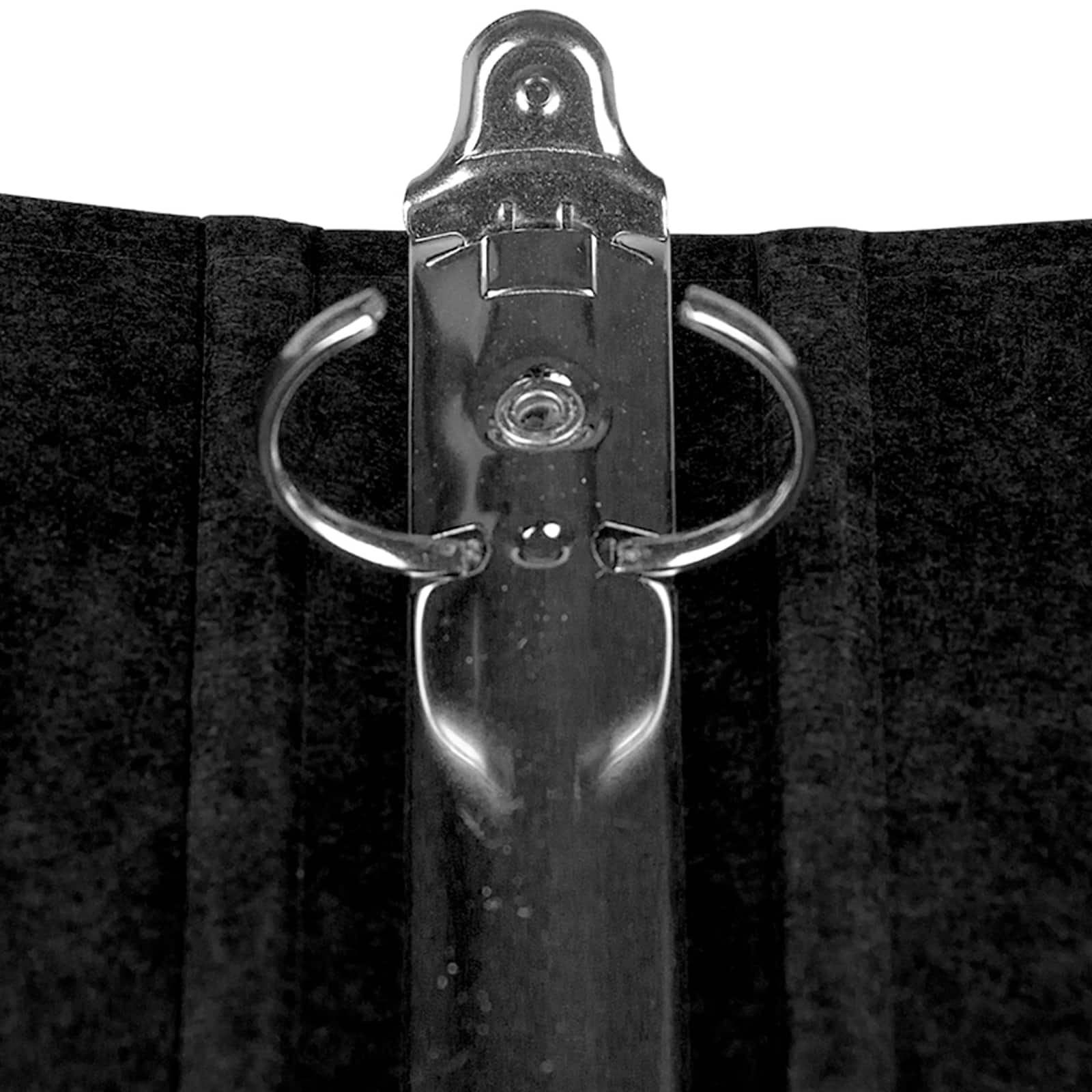 JAM Paper Kraft 1" Black Recycled Plastic 3 Metal Ring Binder