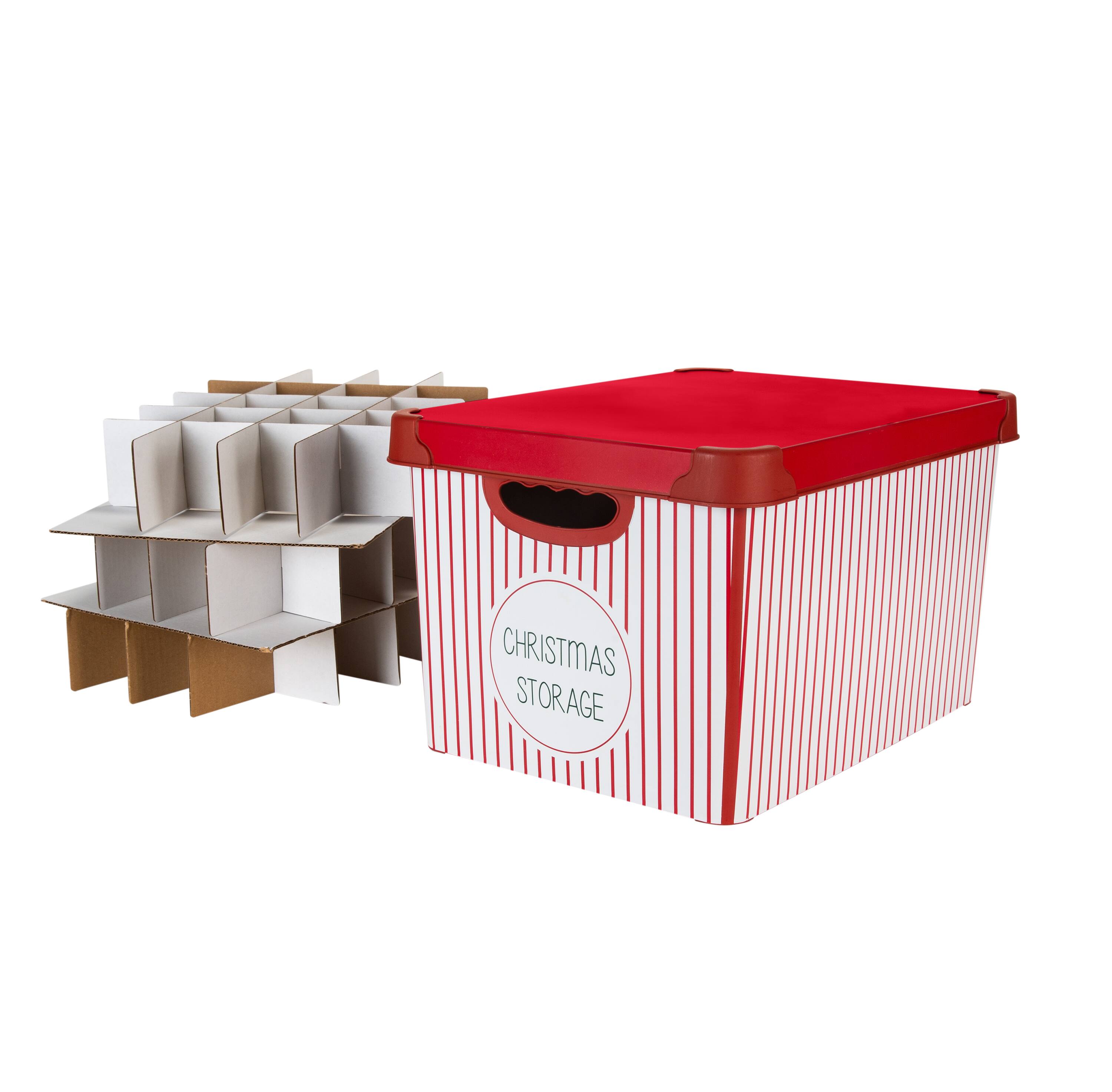 Christmas Ornament Storage Tote 