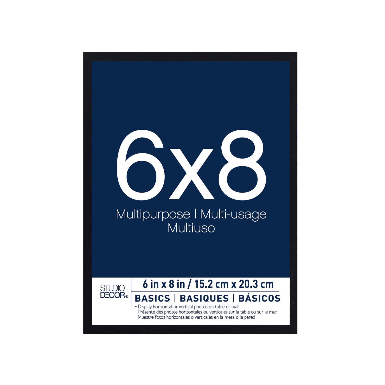12 Pack: Black Multipurpose Frame, Basics by Studio D&#xE9;cor&#xAE;