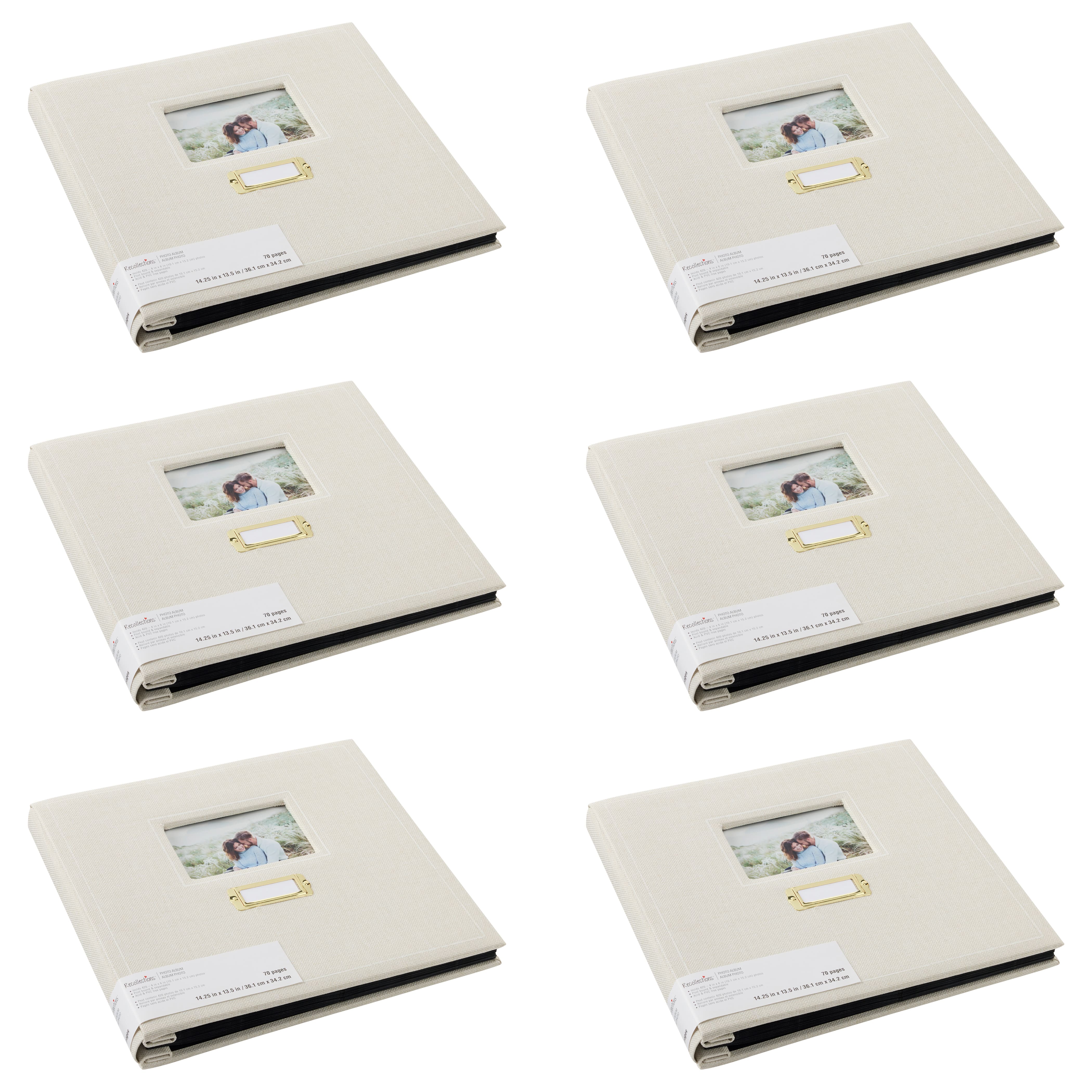 6 Pack: Cream & White Photo Album by Recollections™
