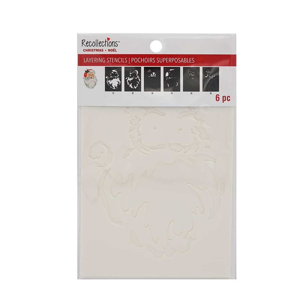 4&#x22; x 6&#x22; Santa Layering Stencil Set by Recollections&#x2122;