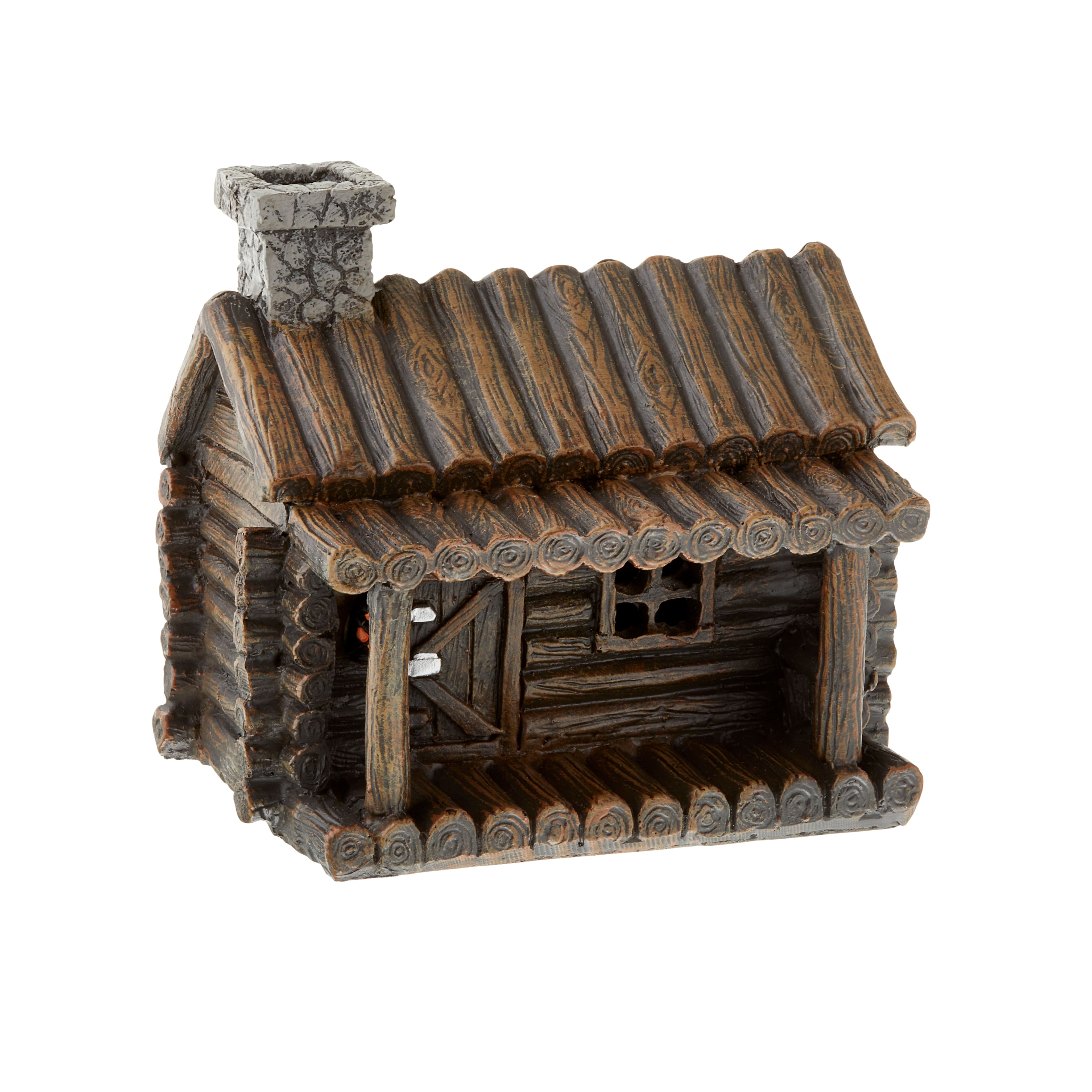 6 Pack: Mini Log Cabin by Make Market&#xAE;