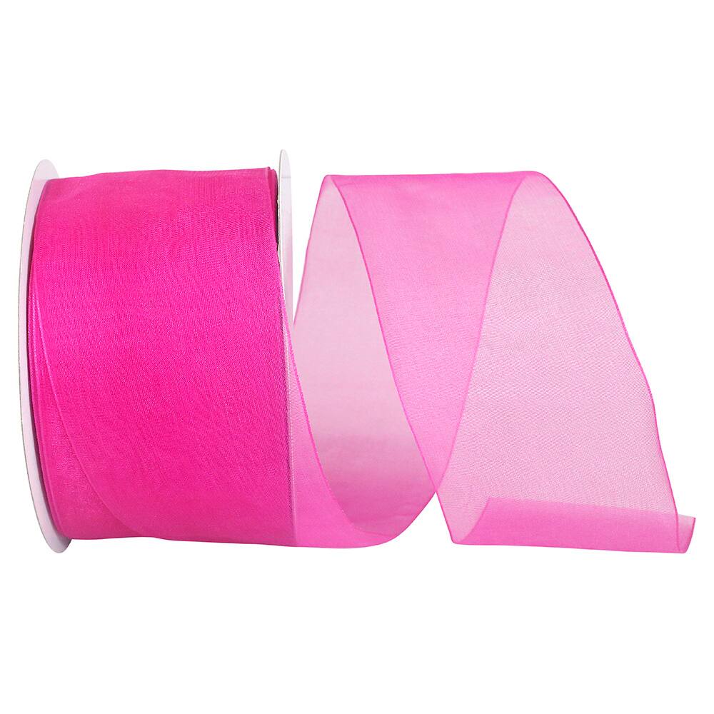 JAM Paper 2.5" x 50yd. Chiffon Mono Sheer Ribbon