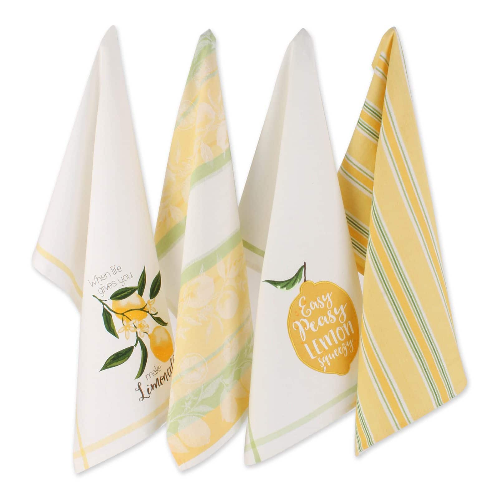 DII&#xAE; Lemon Bliss Kitchen Textiles Dishtowel Set
