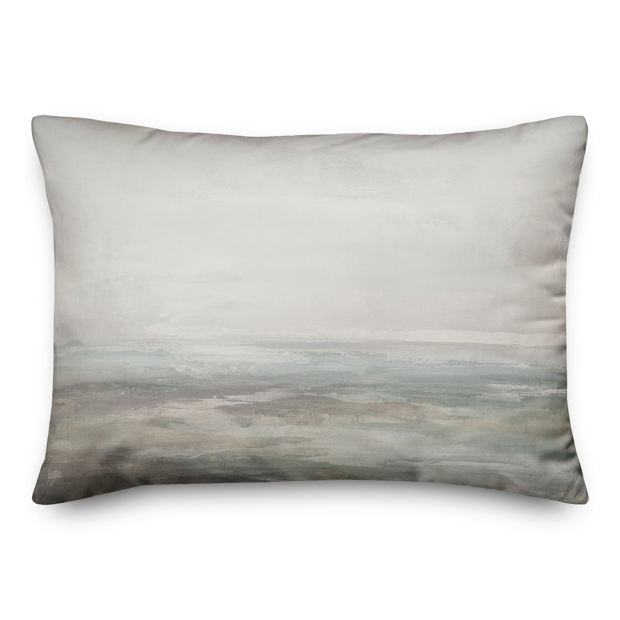 Abstract Seascape 20" x 14" Throw Pillow