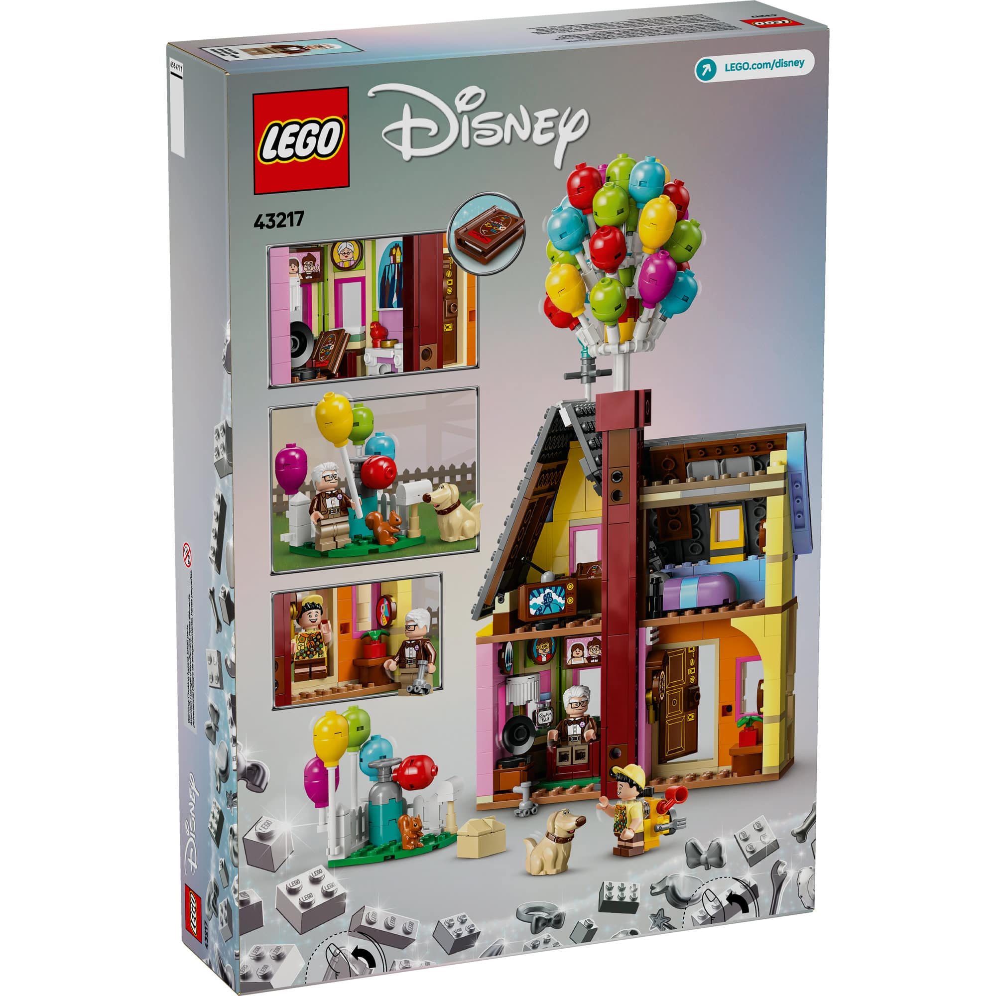 LEGO&#xAE; Disney and Pixar &#x2019;Up&#x2019; House 43217 Building Toy Set (598 Pieces)
