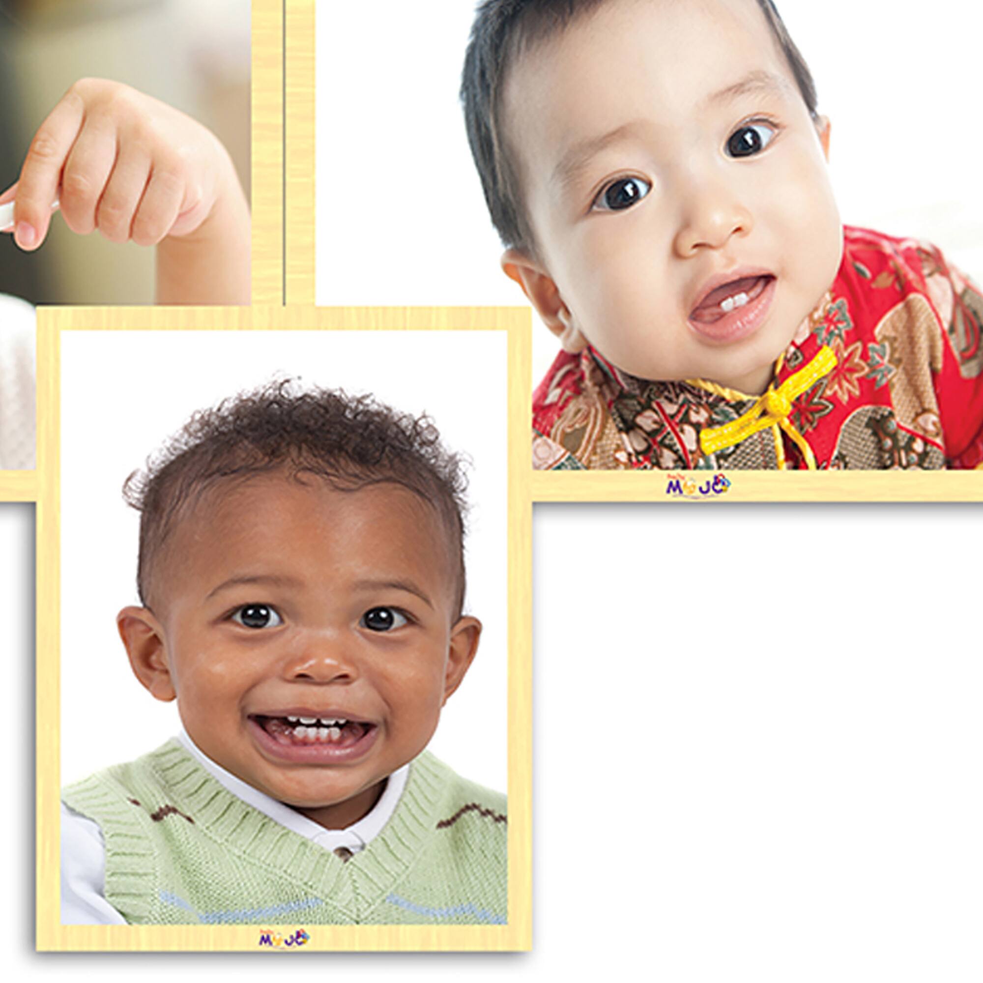 MOJO Faces Wooden 6-Puzzle Set