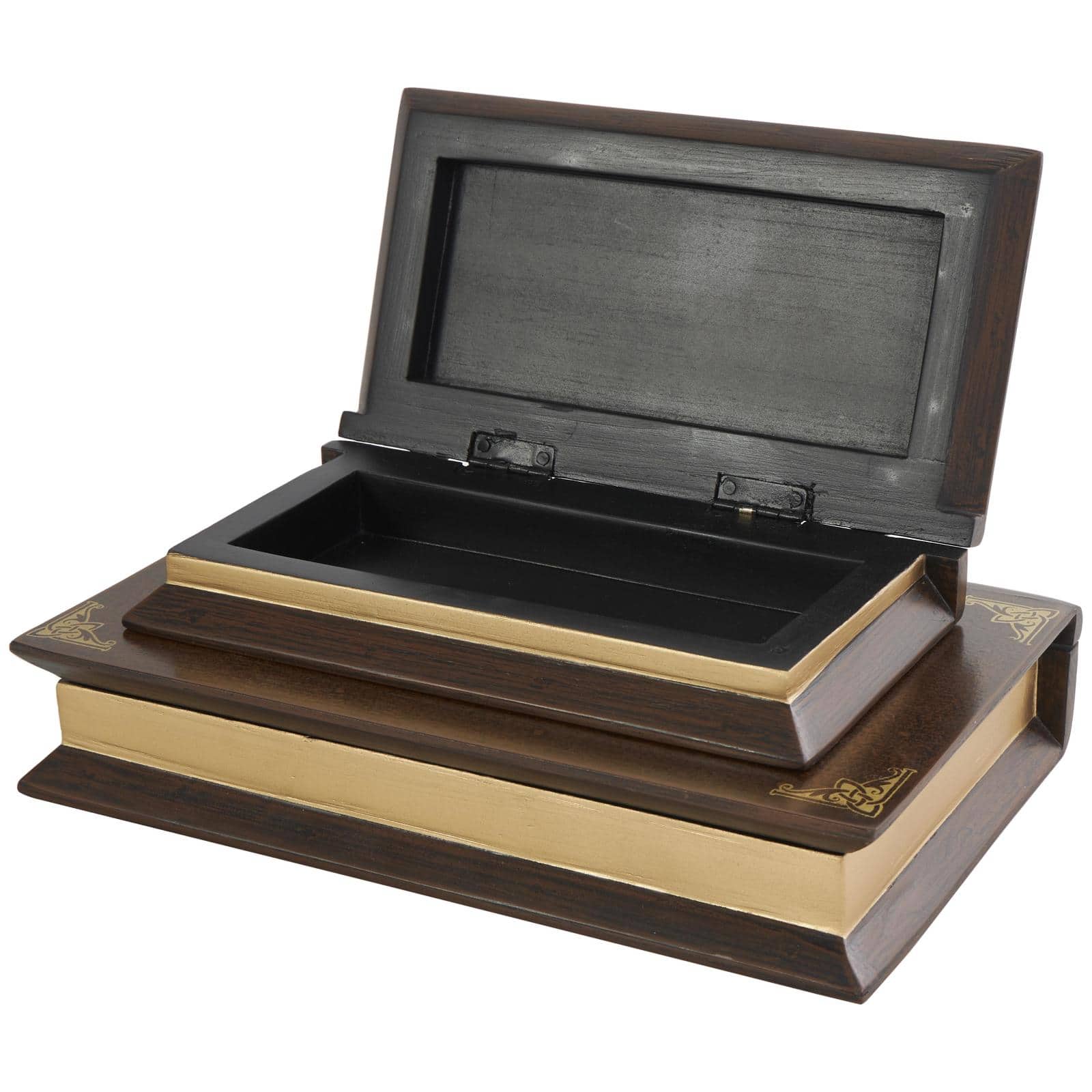 Brown War & Peace Storage Faux Book Box Set