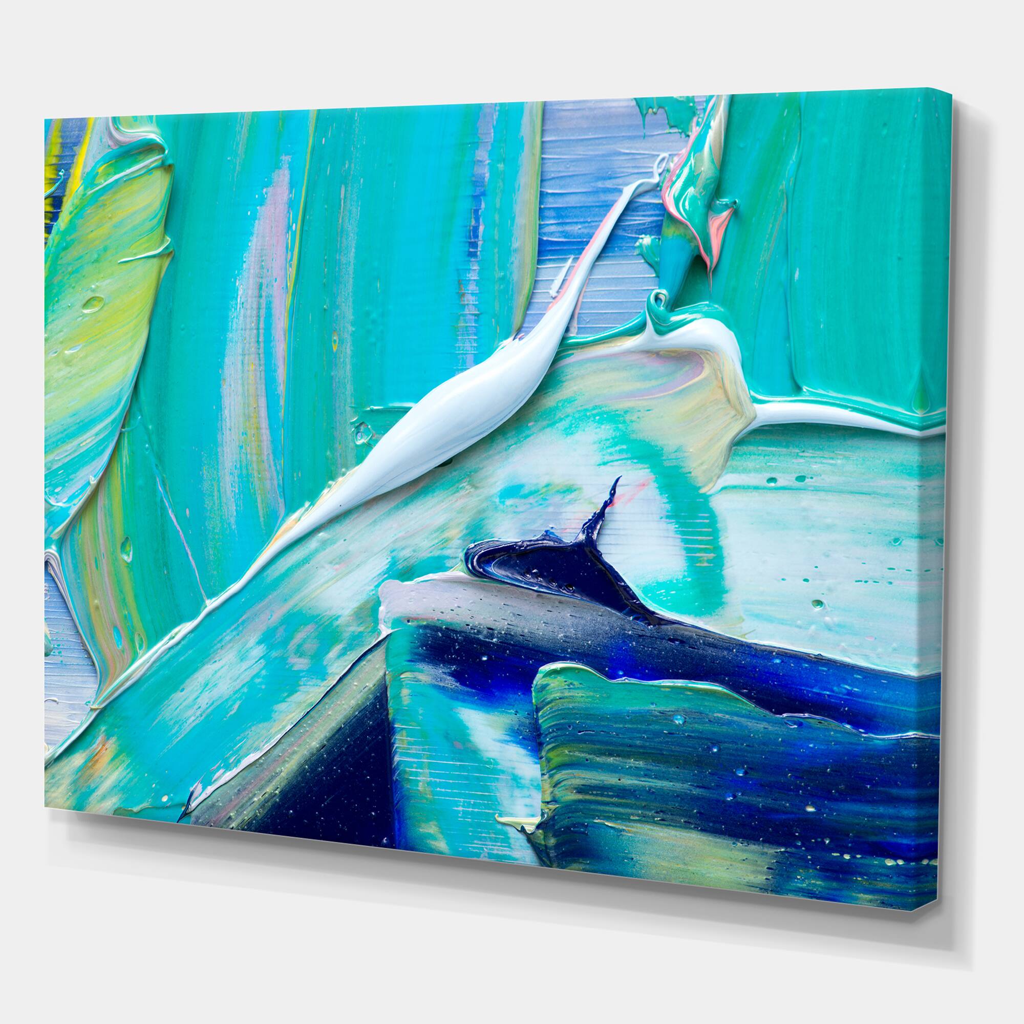 Designart - Oil On Canvas Textured Composition IX