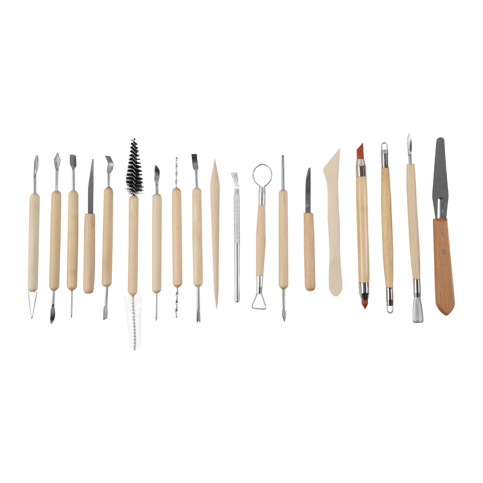 Yeacher 19 PCS Clay Tools Kit with Carry Box Pottery Tool Set Wooden  Sculpting Tool Modeling Clay Tools for Sculpture Ceramic Artwork DIY Craft  