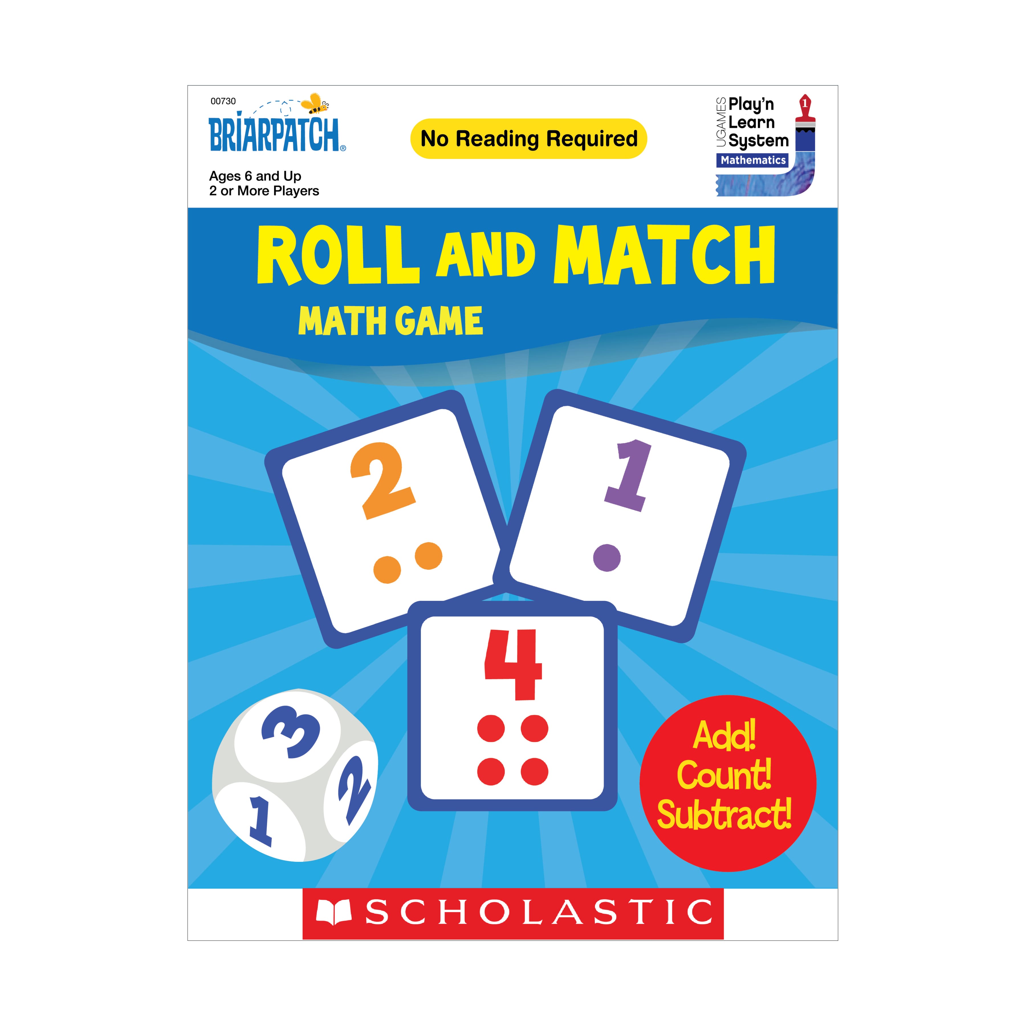 Scholastic Roll and Match Math Game