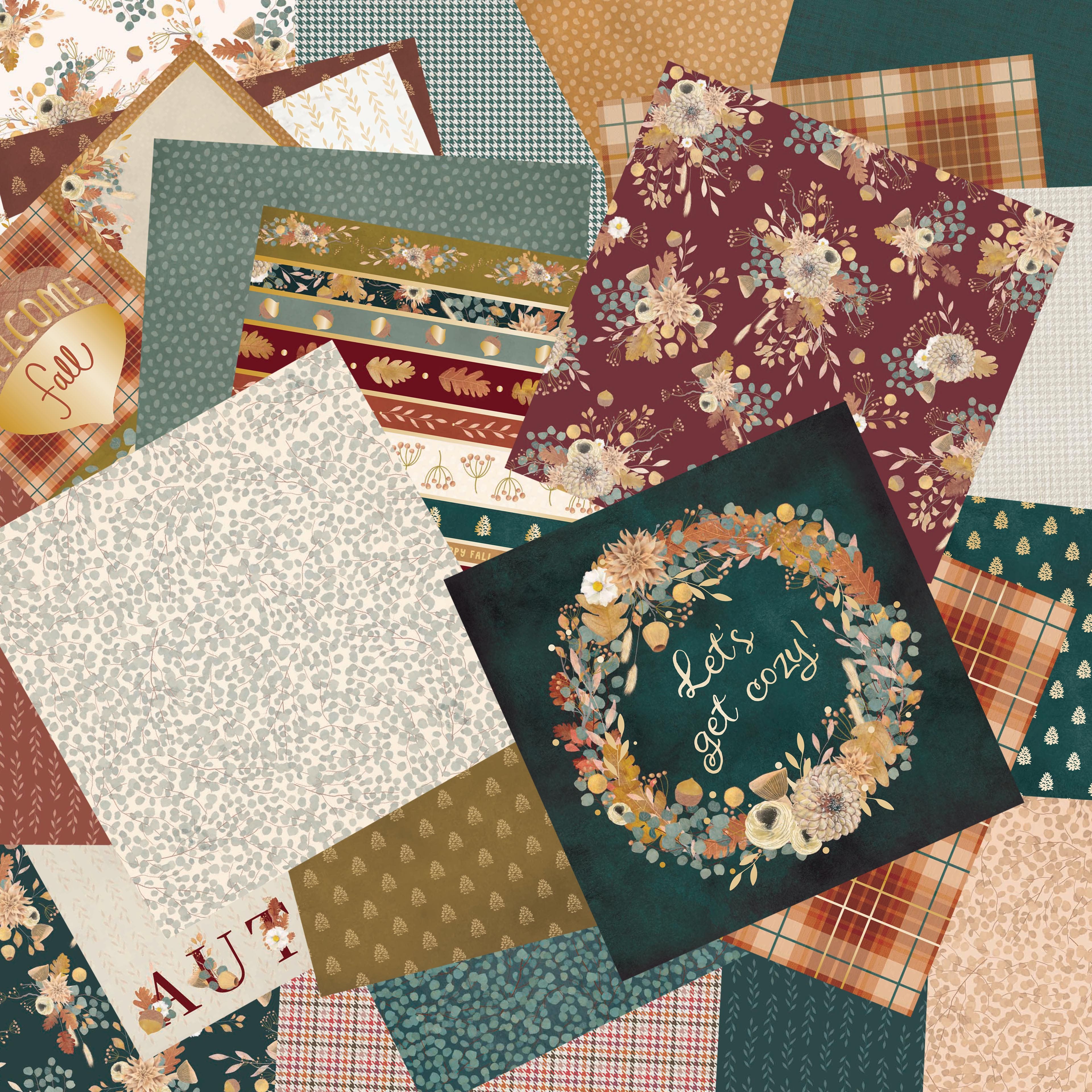 Craft Smith 12&#x22; x 12&#x22; Warm Tapestry Paper Pad