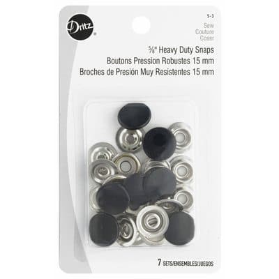 Dritz® Size 24 Black Heavy Duty Snaps, 7ct. | Michaels