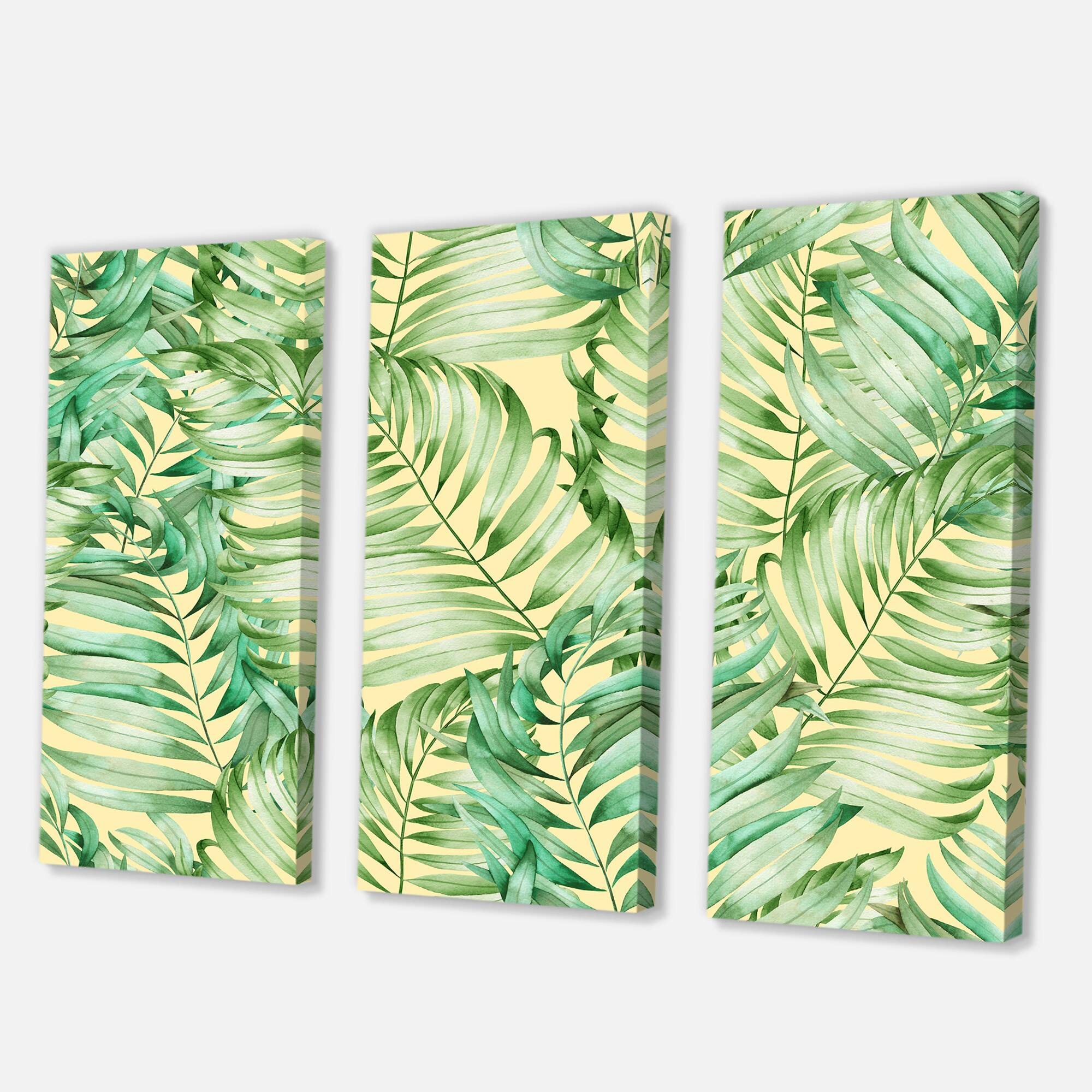 Designart - Tropical Leaves of Monstera