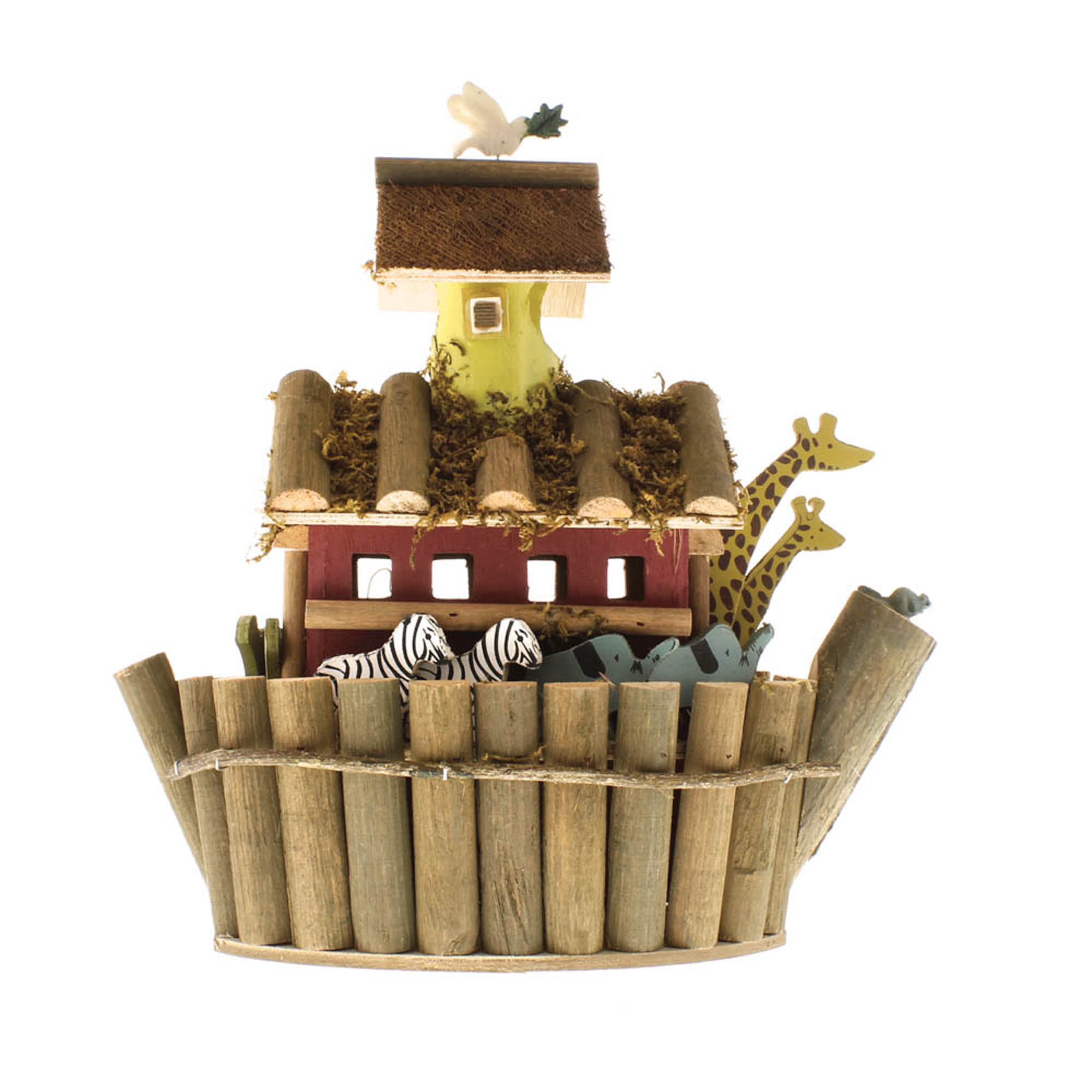 12.5&#x22; Noah&#x27;s Ark Birdhouse