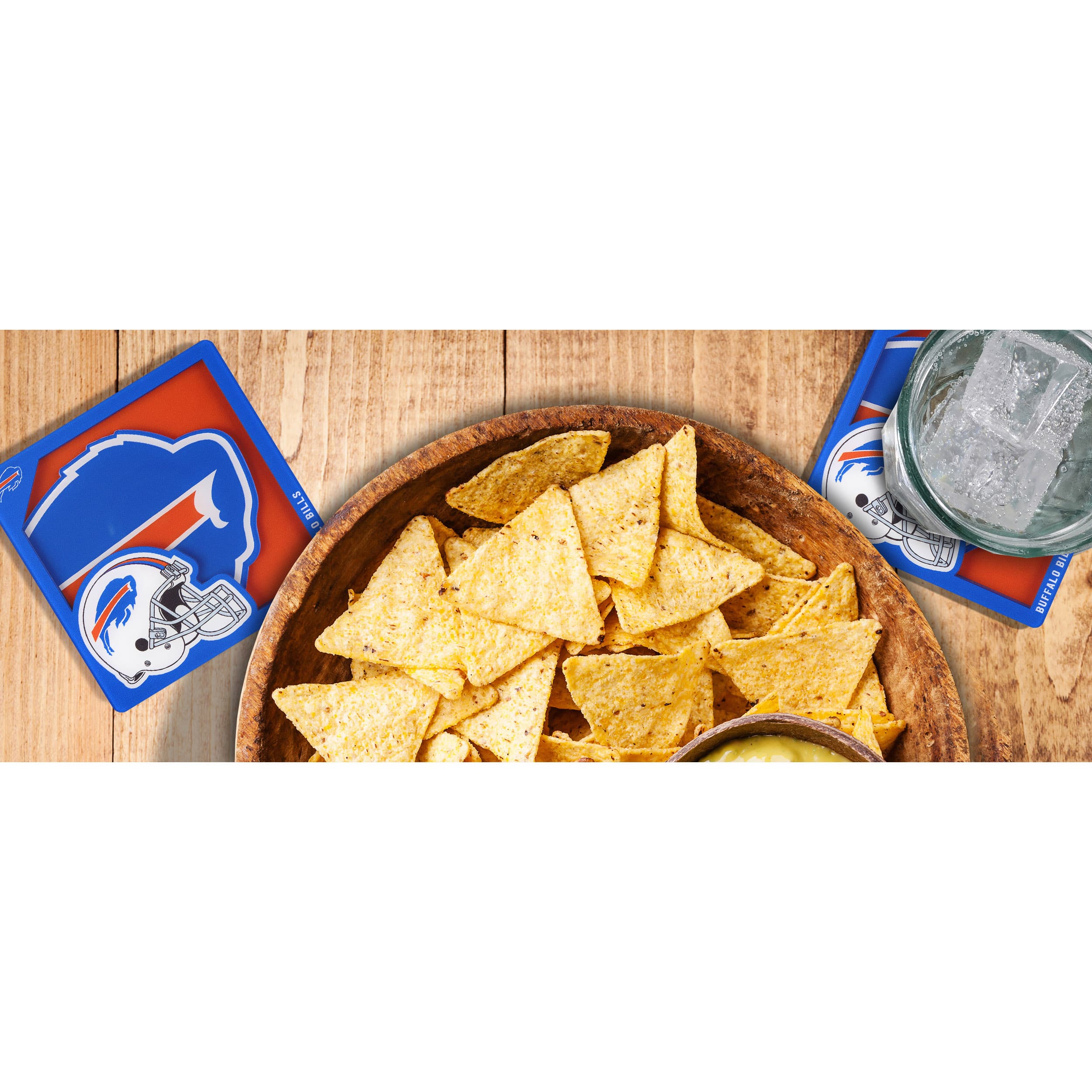 NFL 3D Logo Series Coaster Set