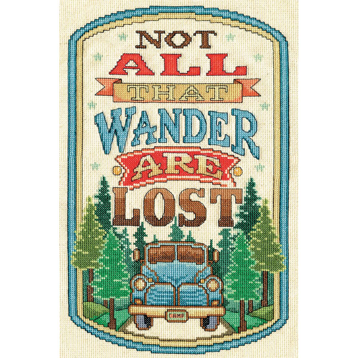 Design Works™ All That Wander Counted Cross Stitch Kit