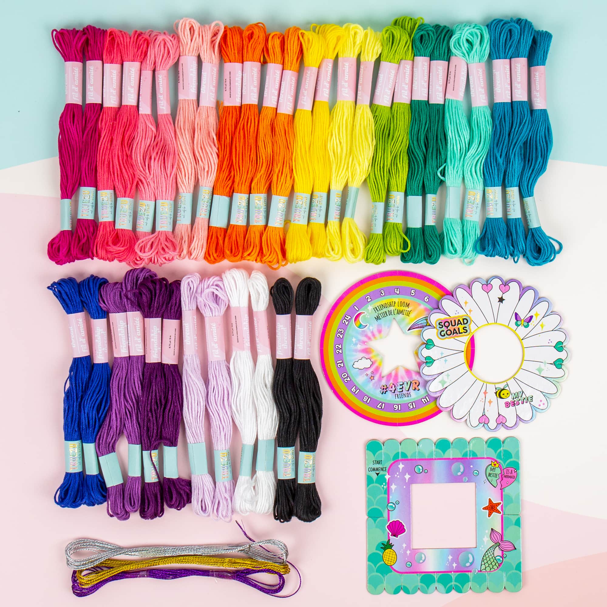 Friendship Bracelet Making Kit • Craft and crochet kits, gifts and