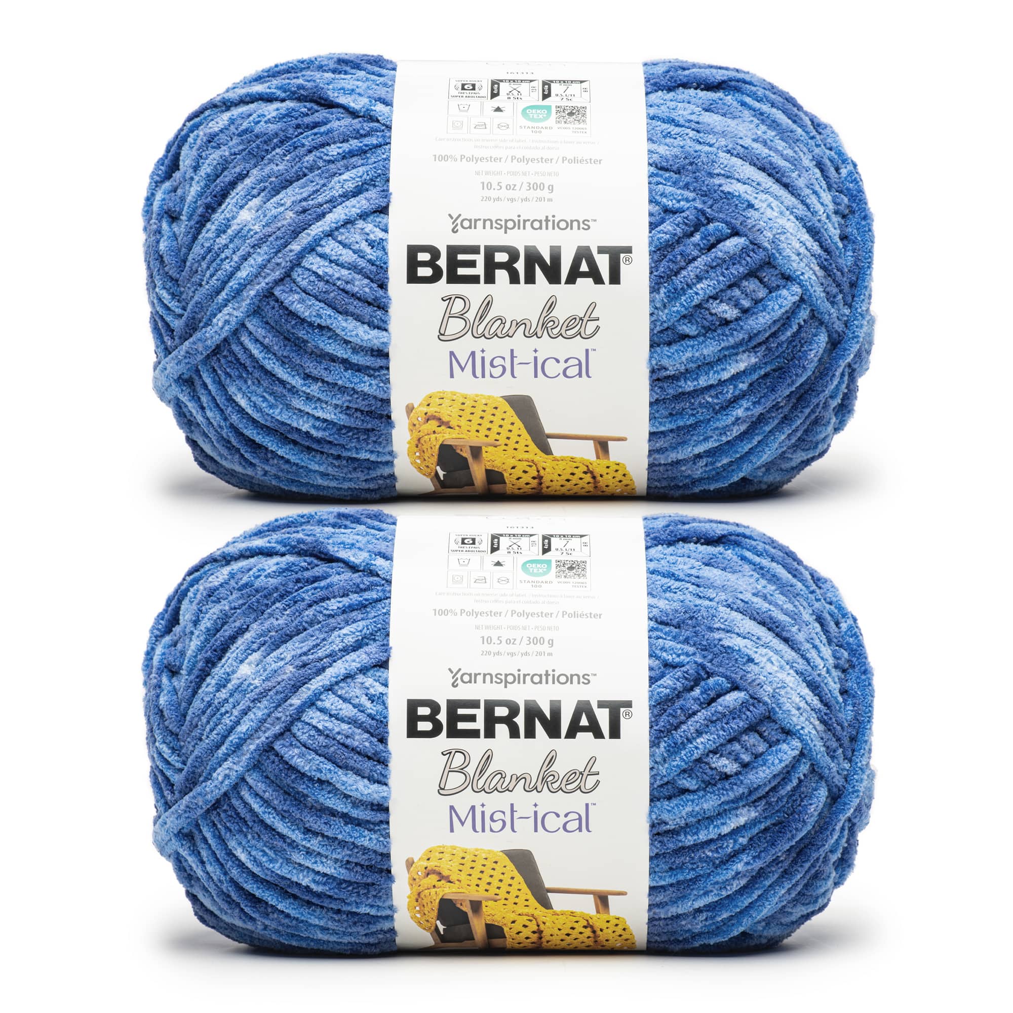 2 Pack Bernat&#xAE; Blanket Mist-ical&#x2122; Yarn