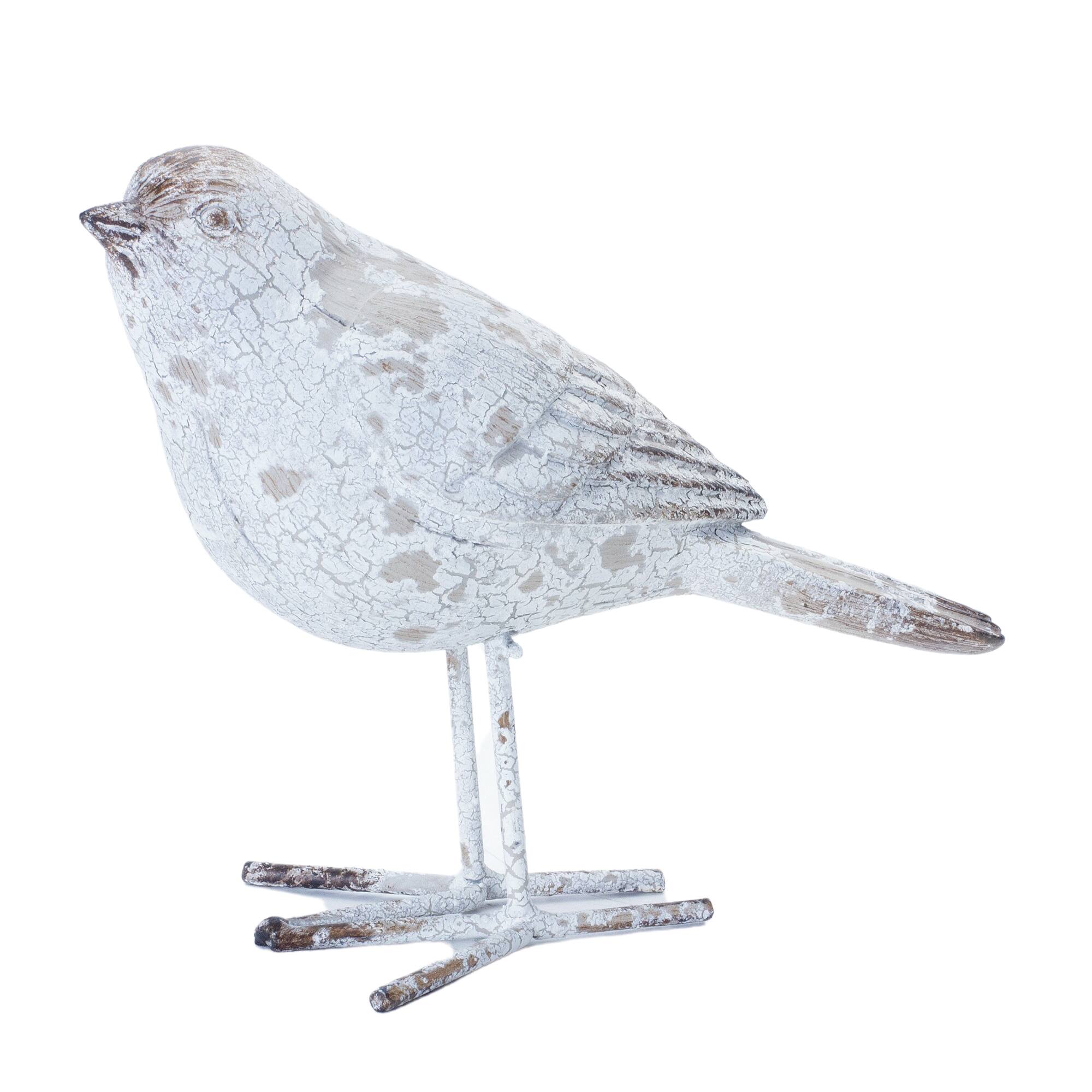 5.5" Weathered Bird Figurine Set