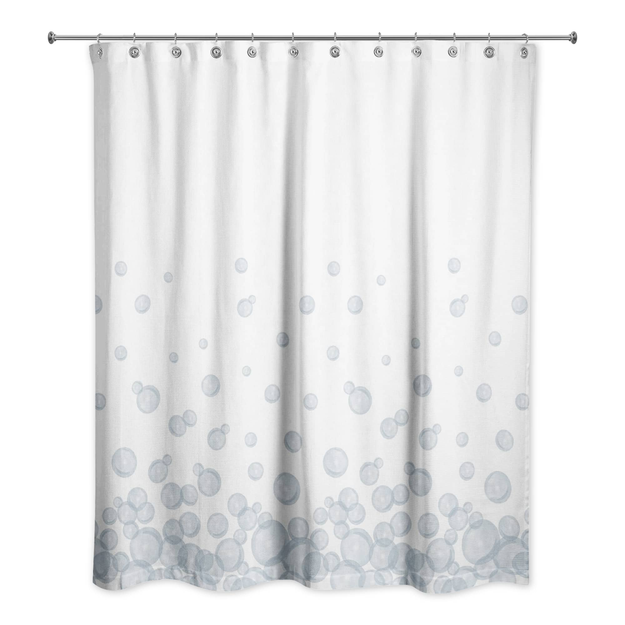 74" Bubbles Shower Curtain