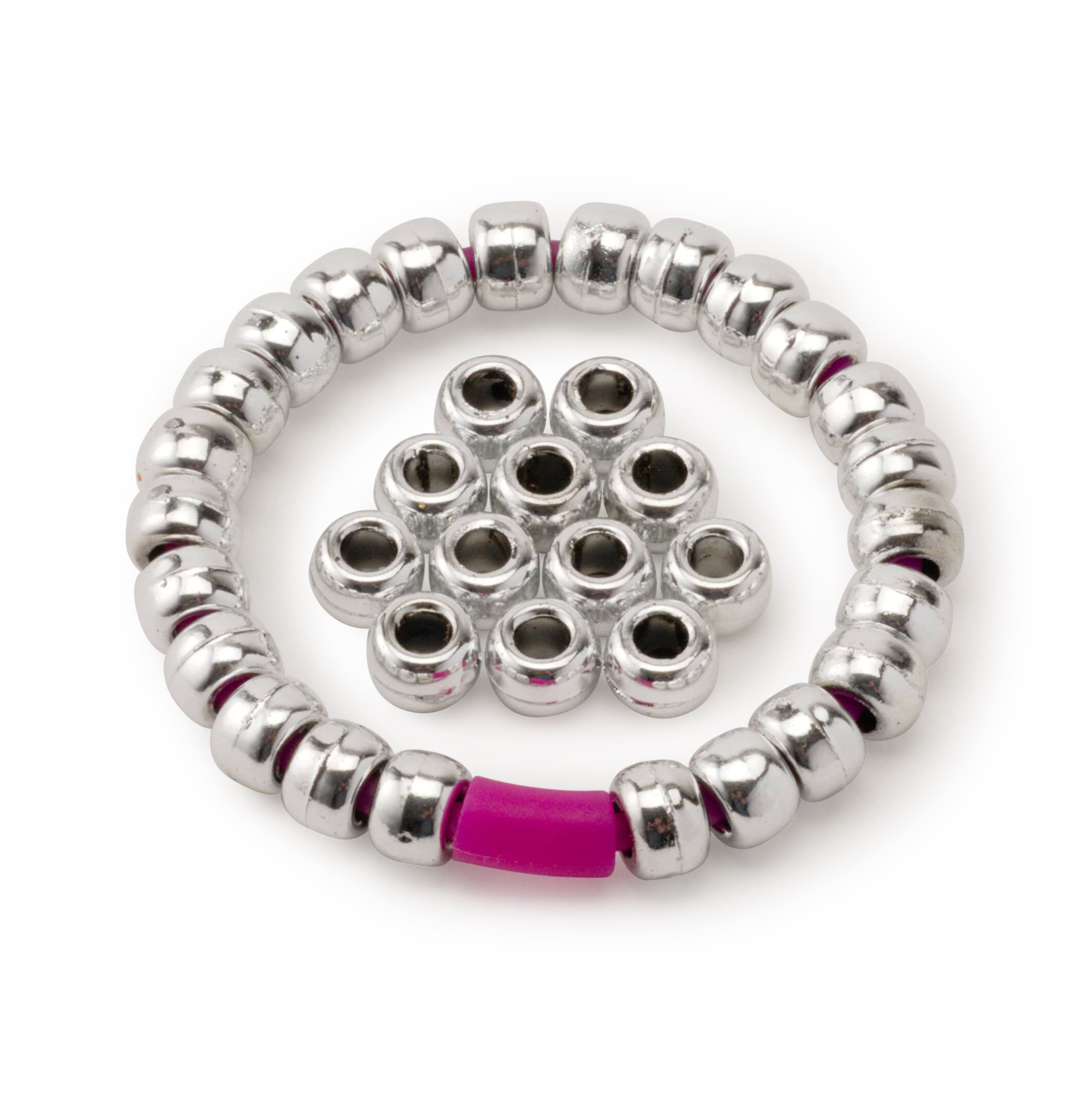 Metallic Pony Beads by Creatology™, 6mm x 9mm