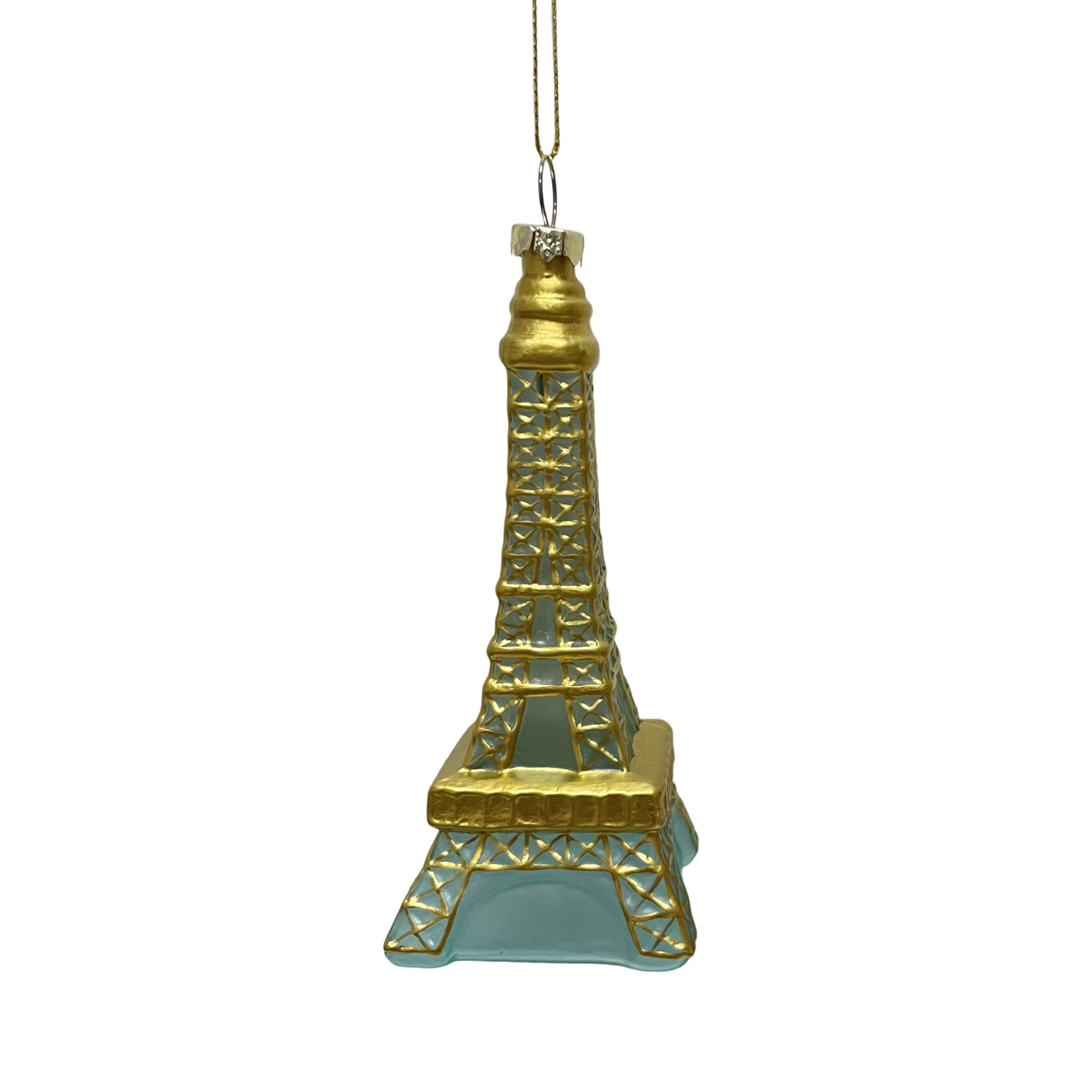 Assortiment d&#x2019;ornements en verre &#xE0; l&#x2019;aspect de la tour Eiffel de 12,7&#xA0;cm d&#x27;Ashland