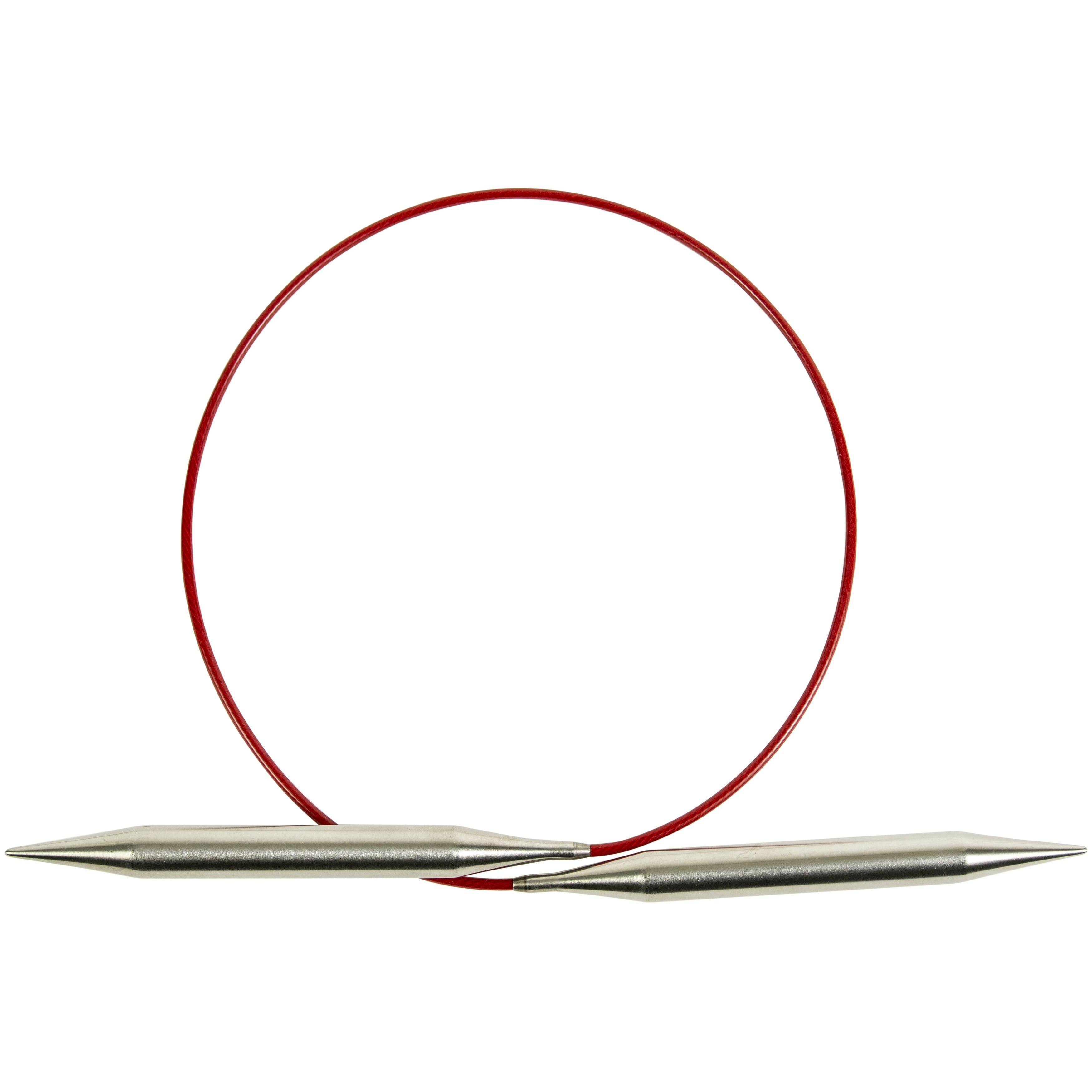  ChiaoGoo Red Lace Circular 32 inch (81cm) Stainless Steel  Knitting Needle Size US 8 (5mm) 7032-8 : Arts, Crafts & Sewing