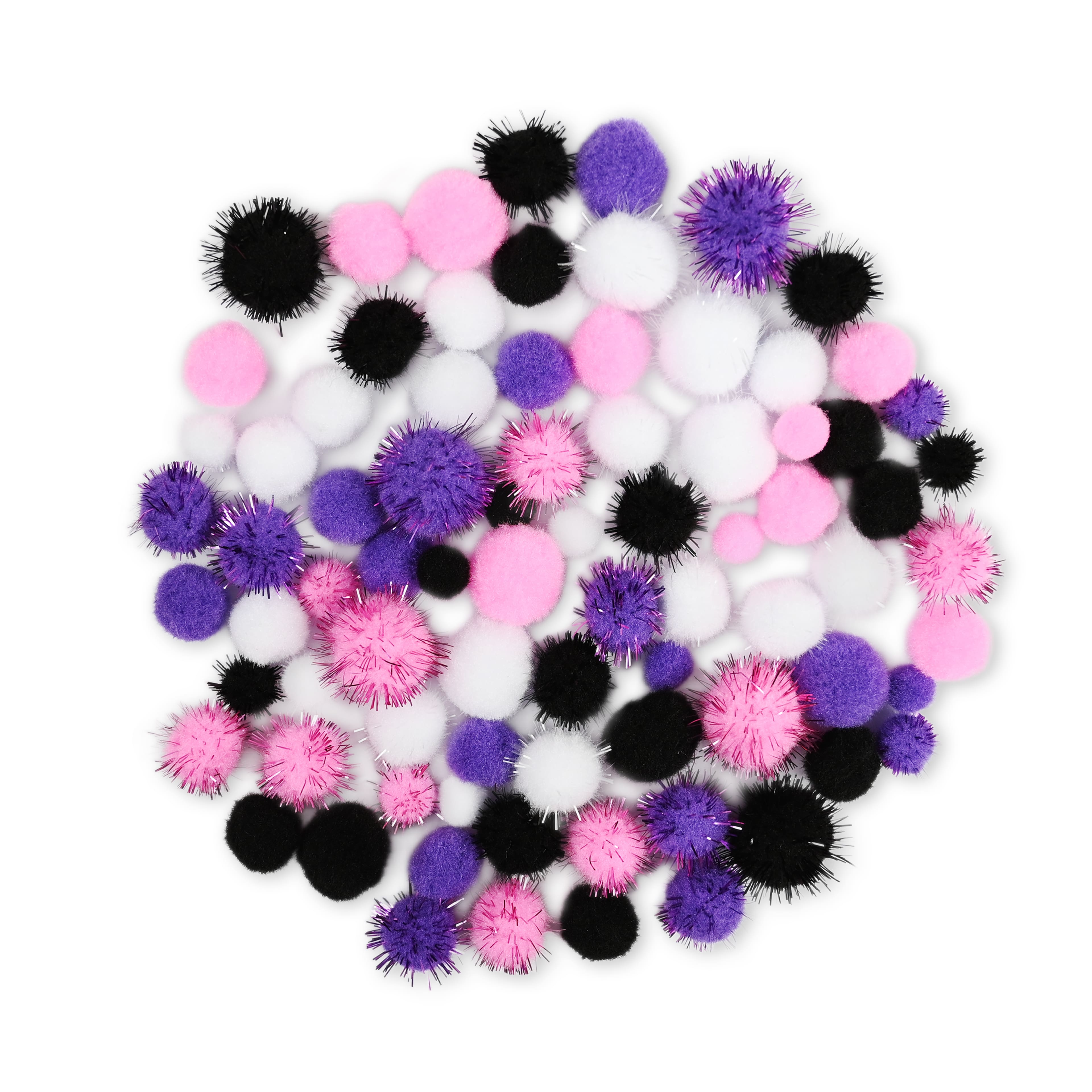Purple &#x26; Pink Pom Pom Mix by Creatology&#x2122;