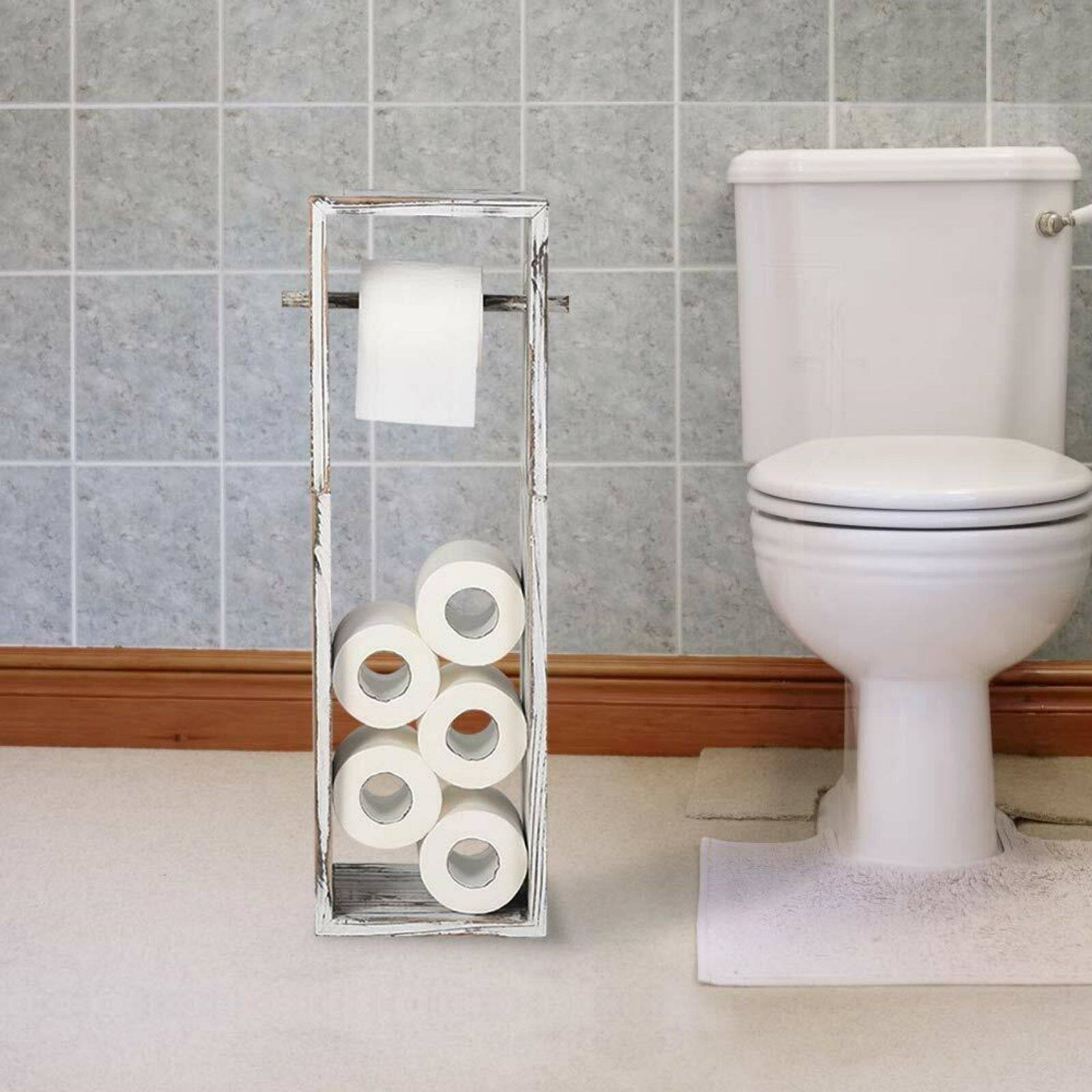 Brown Toilet Paper Holder