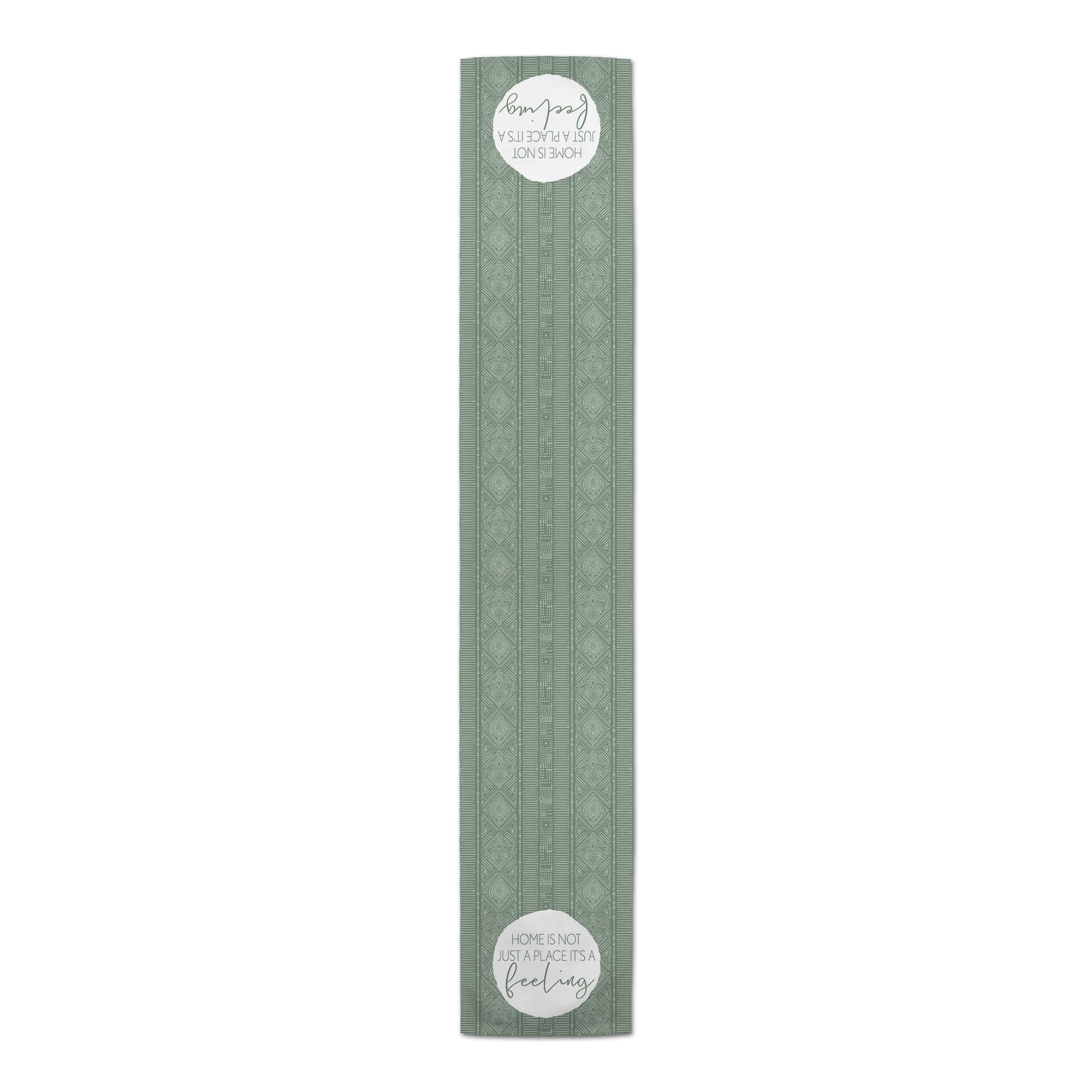 Home Is A Feeling Outdoor Table Runner